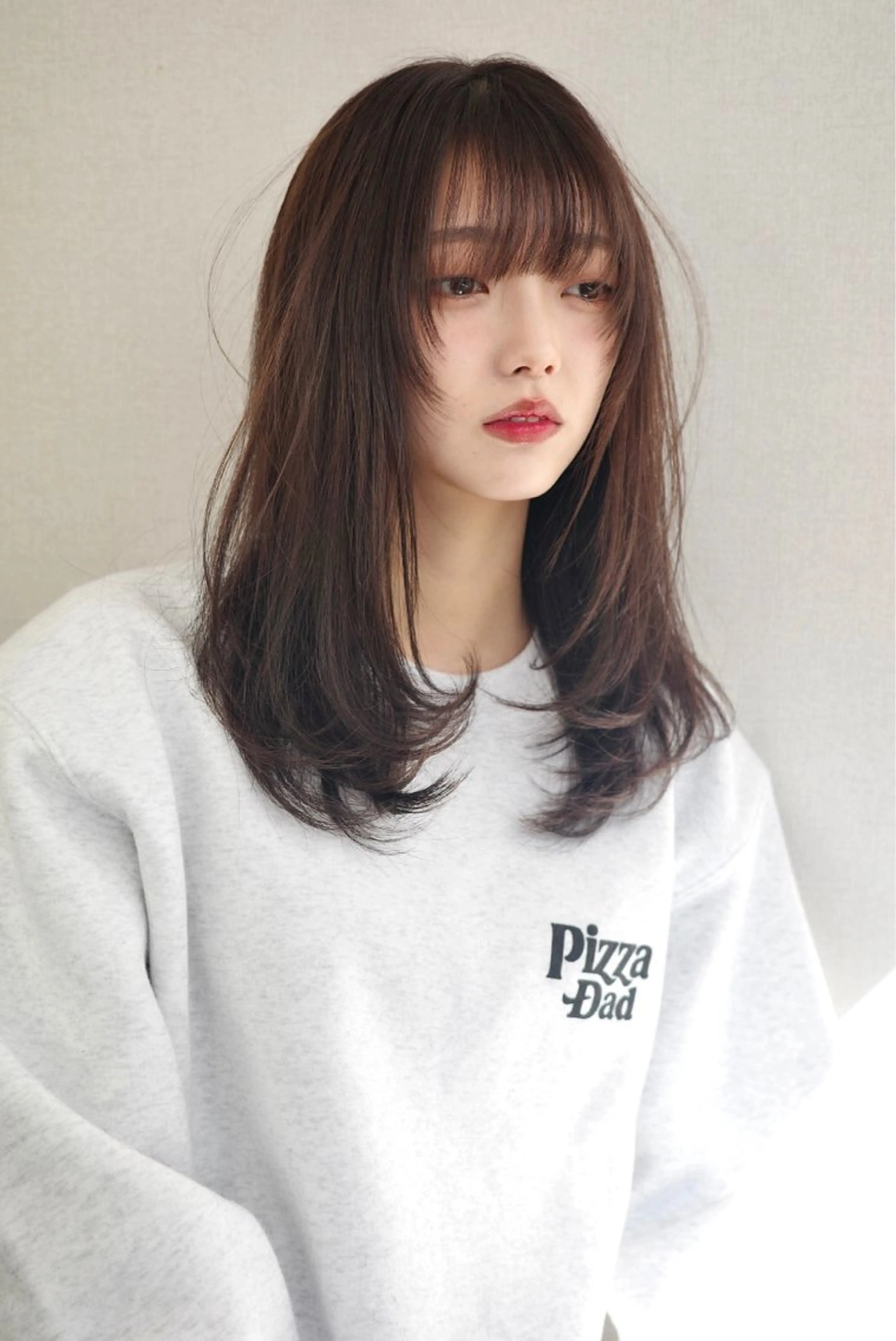 セミロング カラー レイヤーカット ELTE表参道所属・✨上品レディーなヘア スタイルへ✨髙木諒也のヘアスタイル