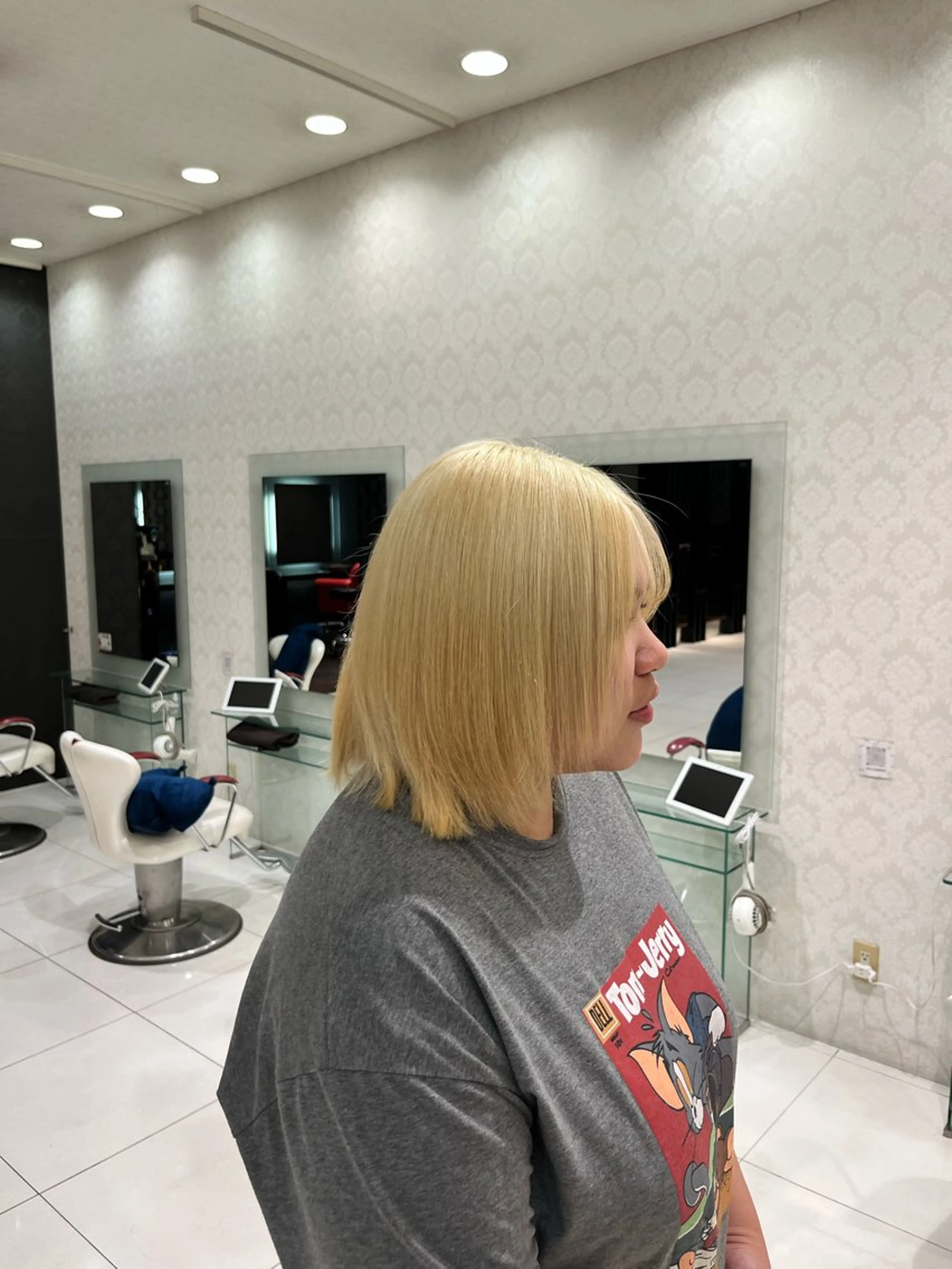 カラー ブリーチ/暖色カラー 宮城陽日のヘアスタイル