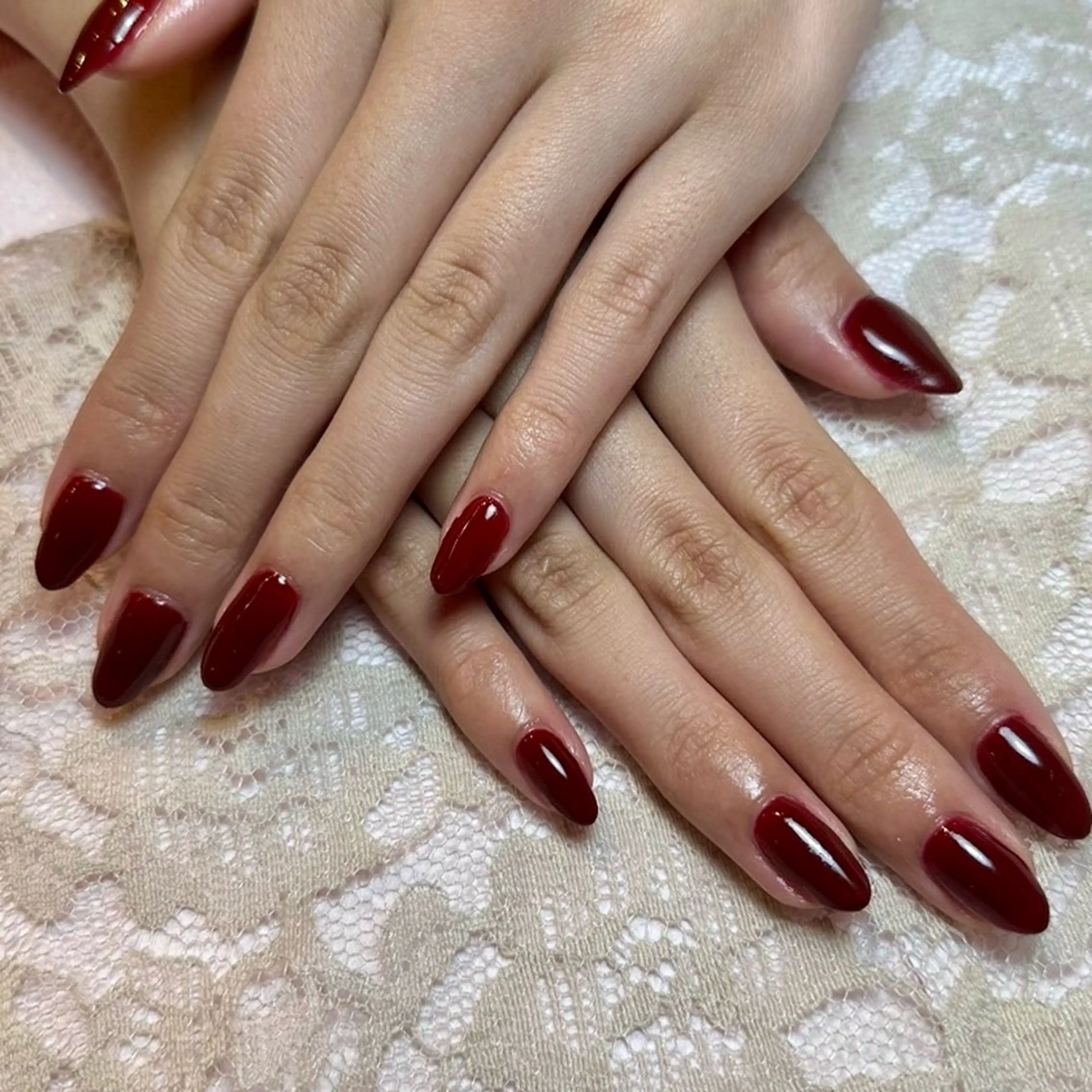 ネイル ワンカラーネイル ピンキー 池田公園店のネイルデザイン