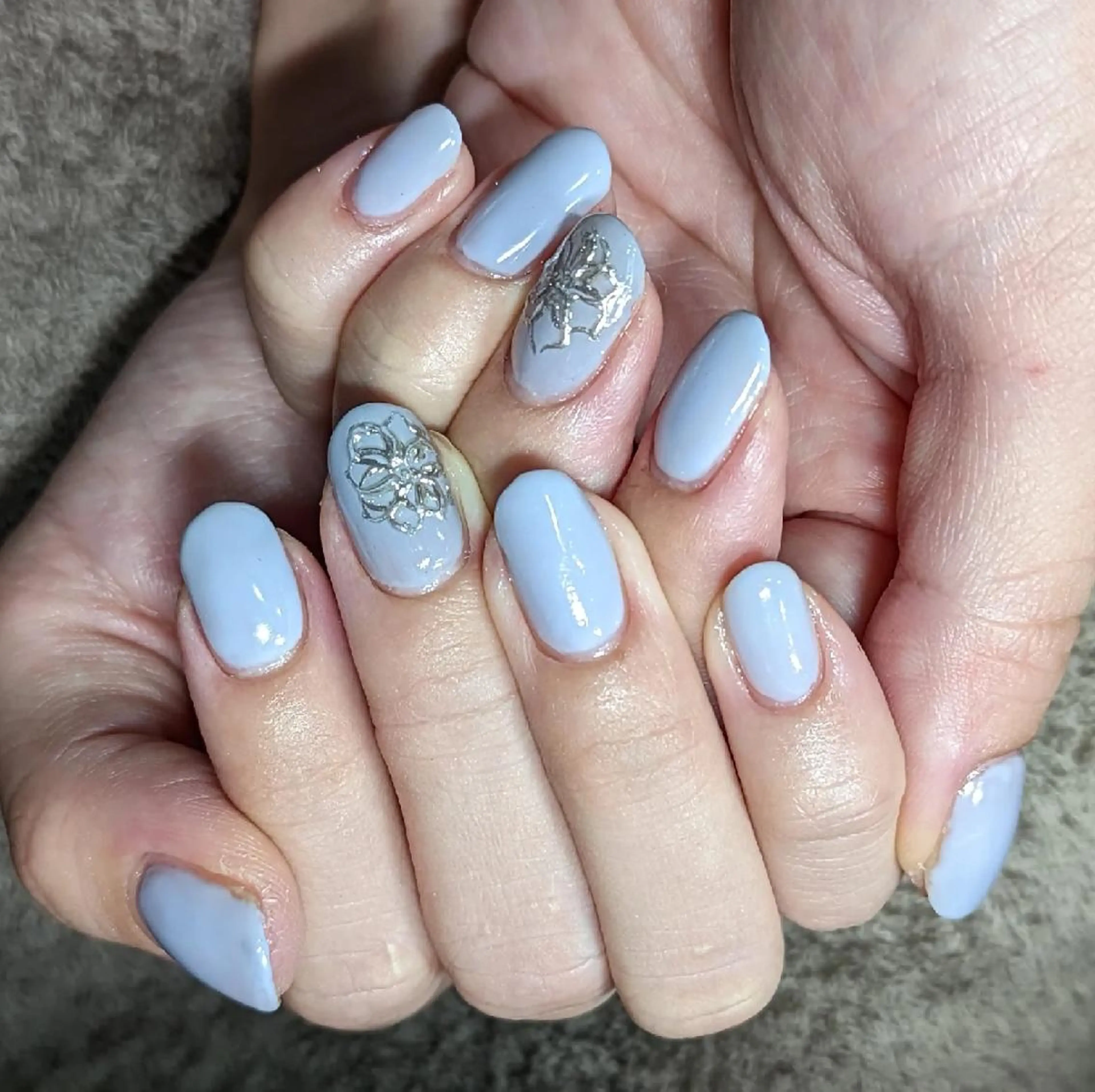 ネイル フラワーネイル ナリタ・ マミのネイルデザイン