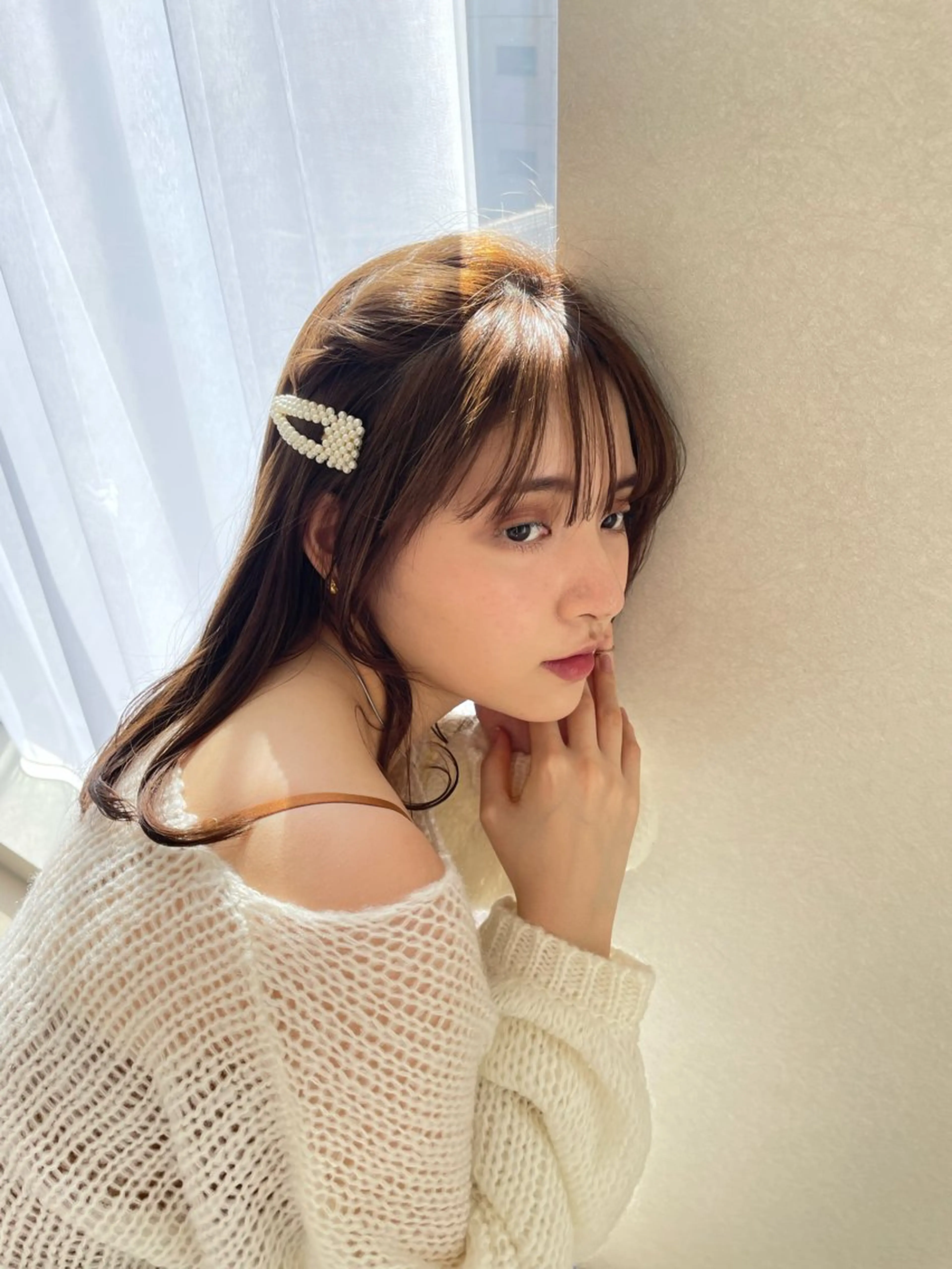 セミロング カラー 透明感カラー 🩰あさのヘアスタイル