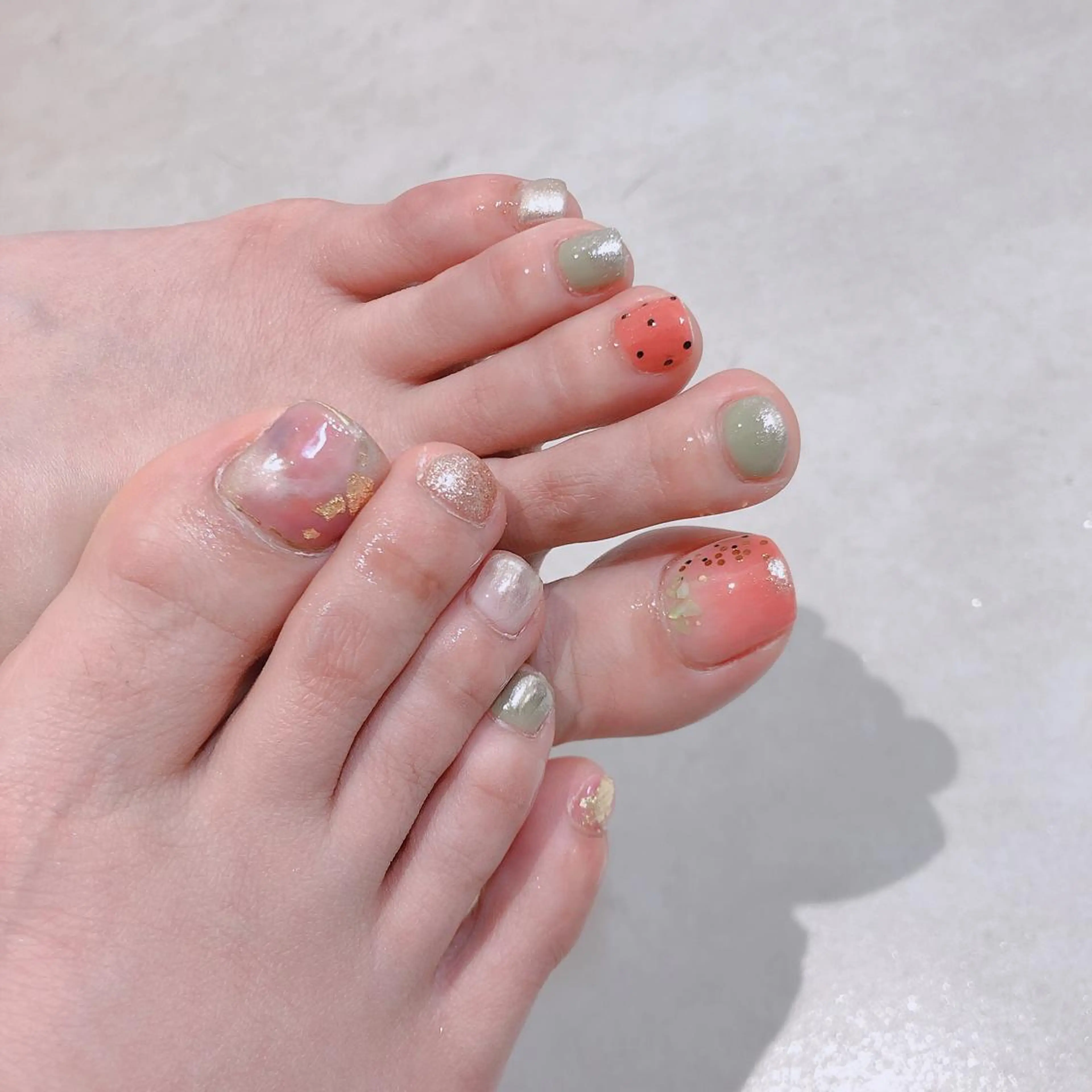 ネイル アートネイル フットネイル EARTHネイル コバヤシのネイルデザイン