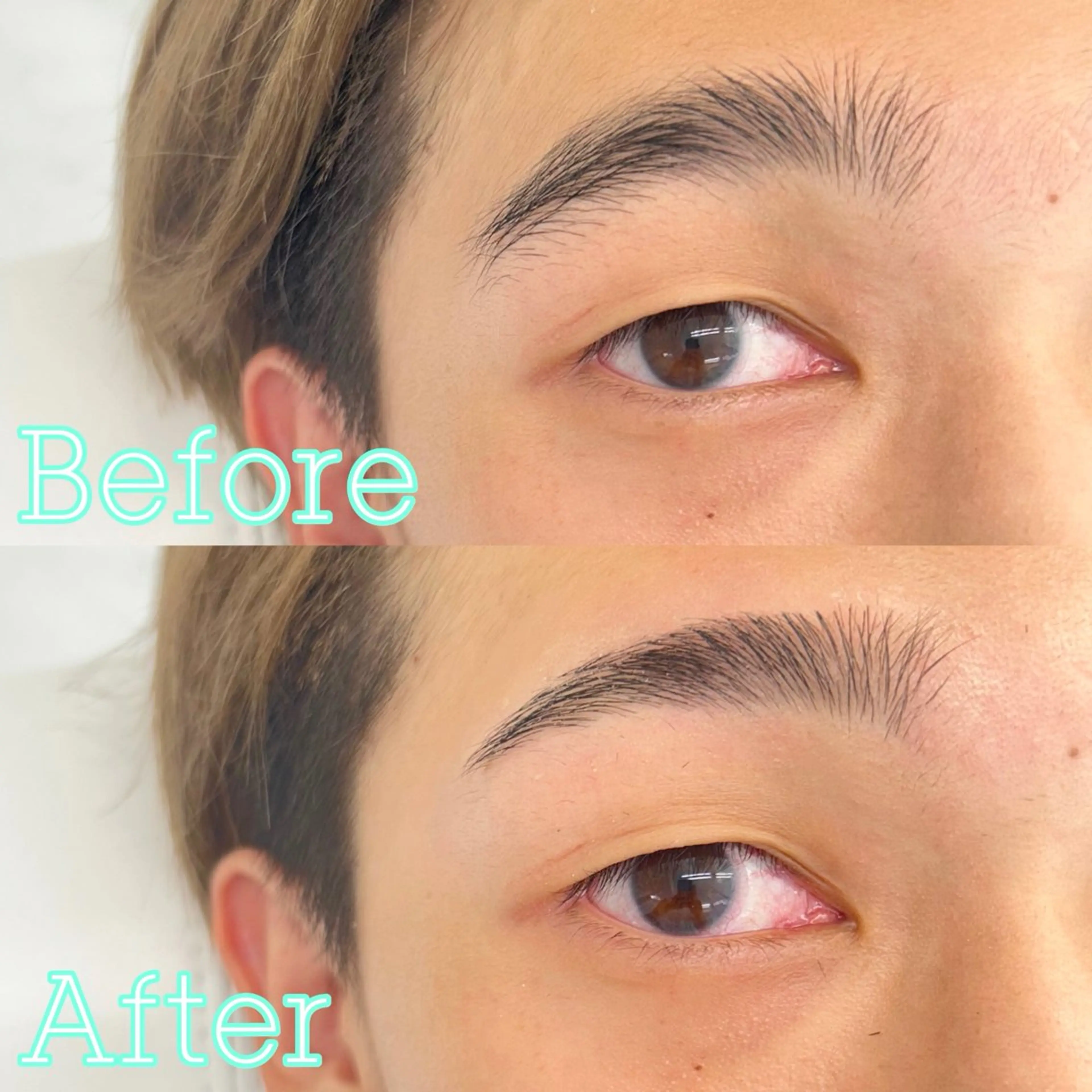 アイブロウ メンズアイブロウ 歯のホワイトニング専門店 MIGAQ 京都四条大宮店所属・佐藤 未来の眉毛・アイブロウイメージ