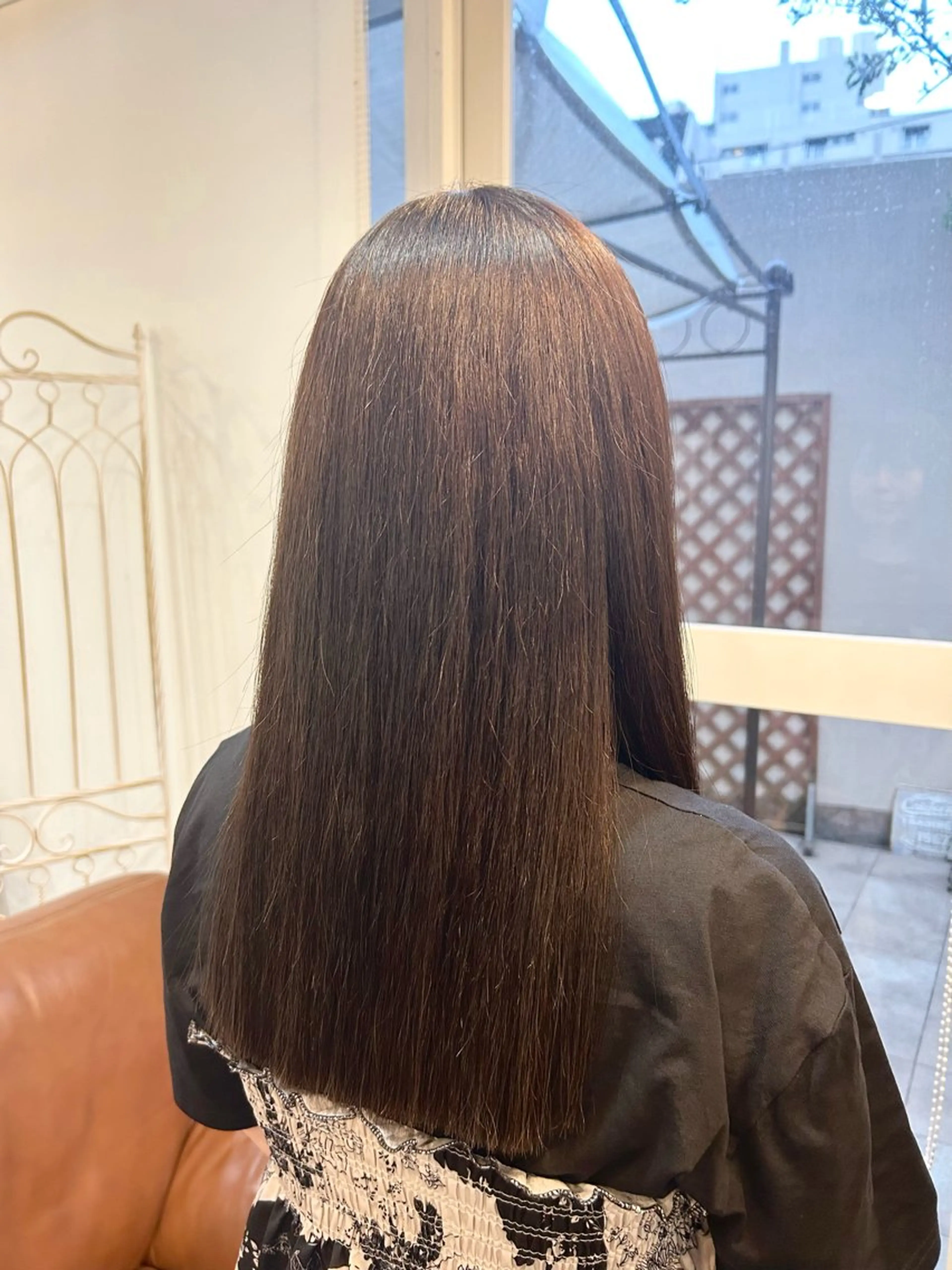 ロング カラー 縮毛矯正 カット 縮毛矯正 トリートメント 三 浦のヘアスタイル