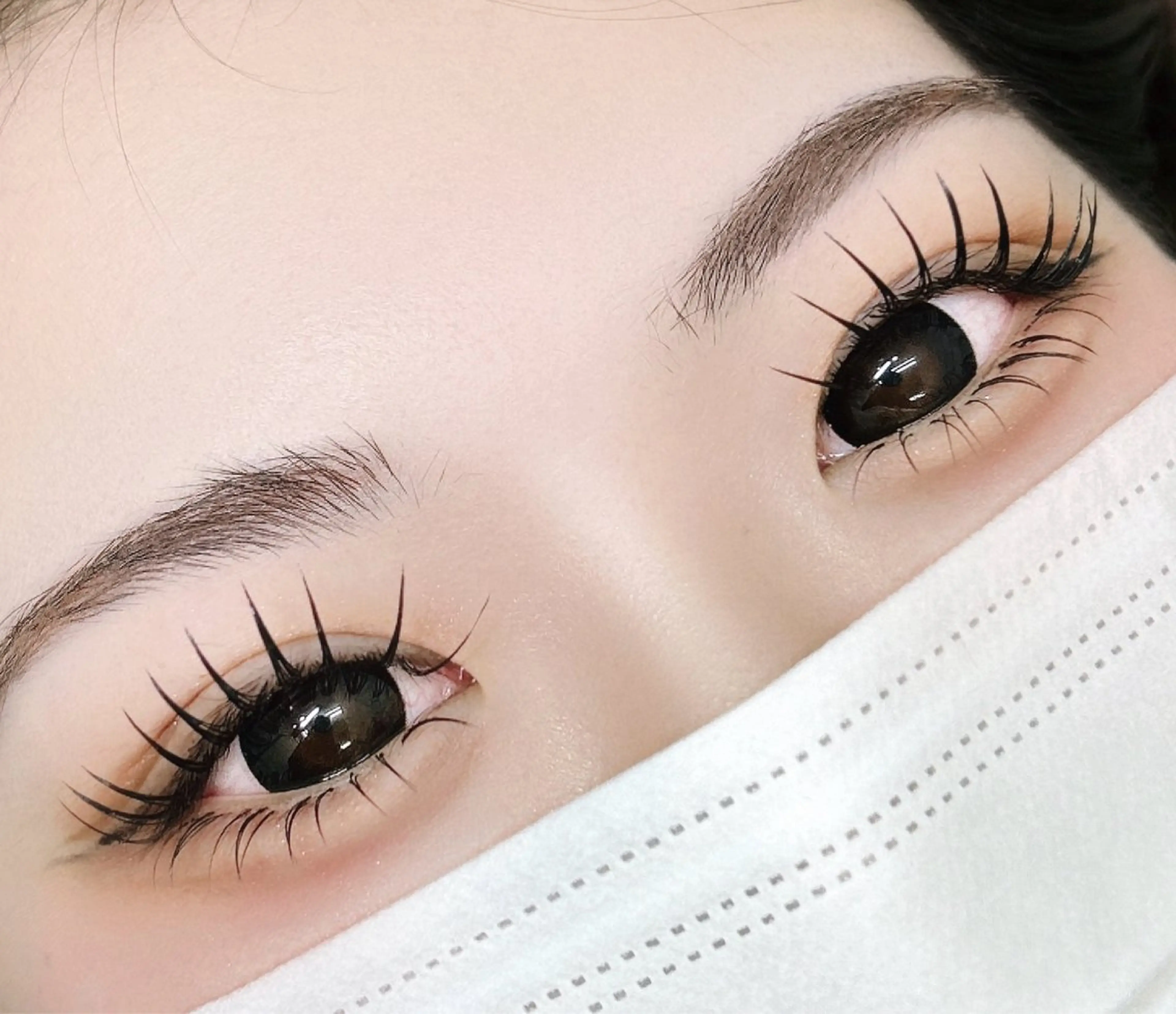 マツエク・マツパ フラットラッシュ Lカール 下まつげエクステ MAQUIA東加古川 玉田のマツエク・マツパデザイン