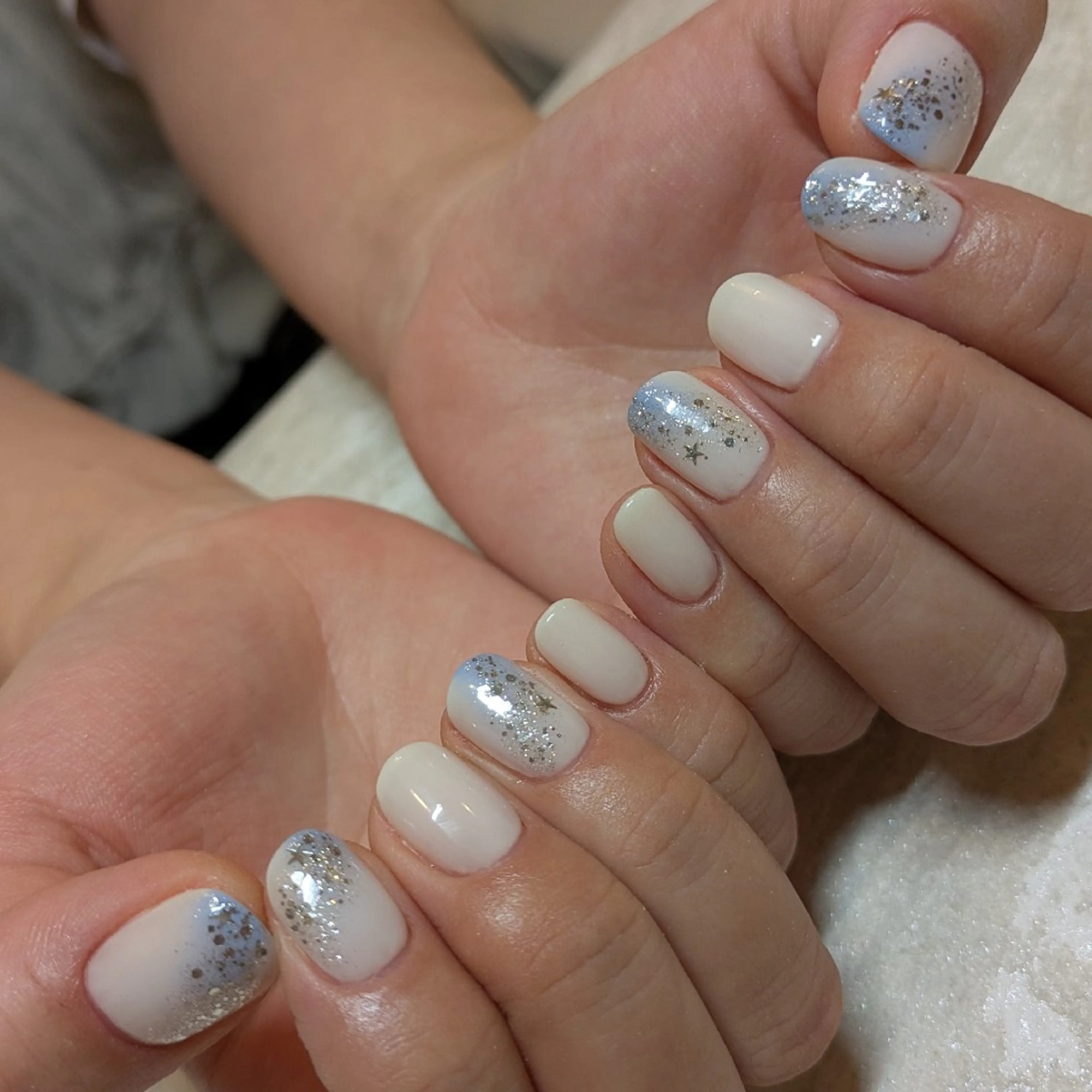 ネイル キラキラネイル ジェヌインネイル 河内のネイルデザイン