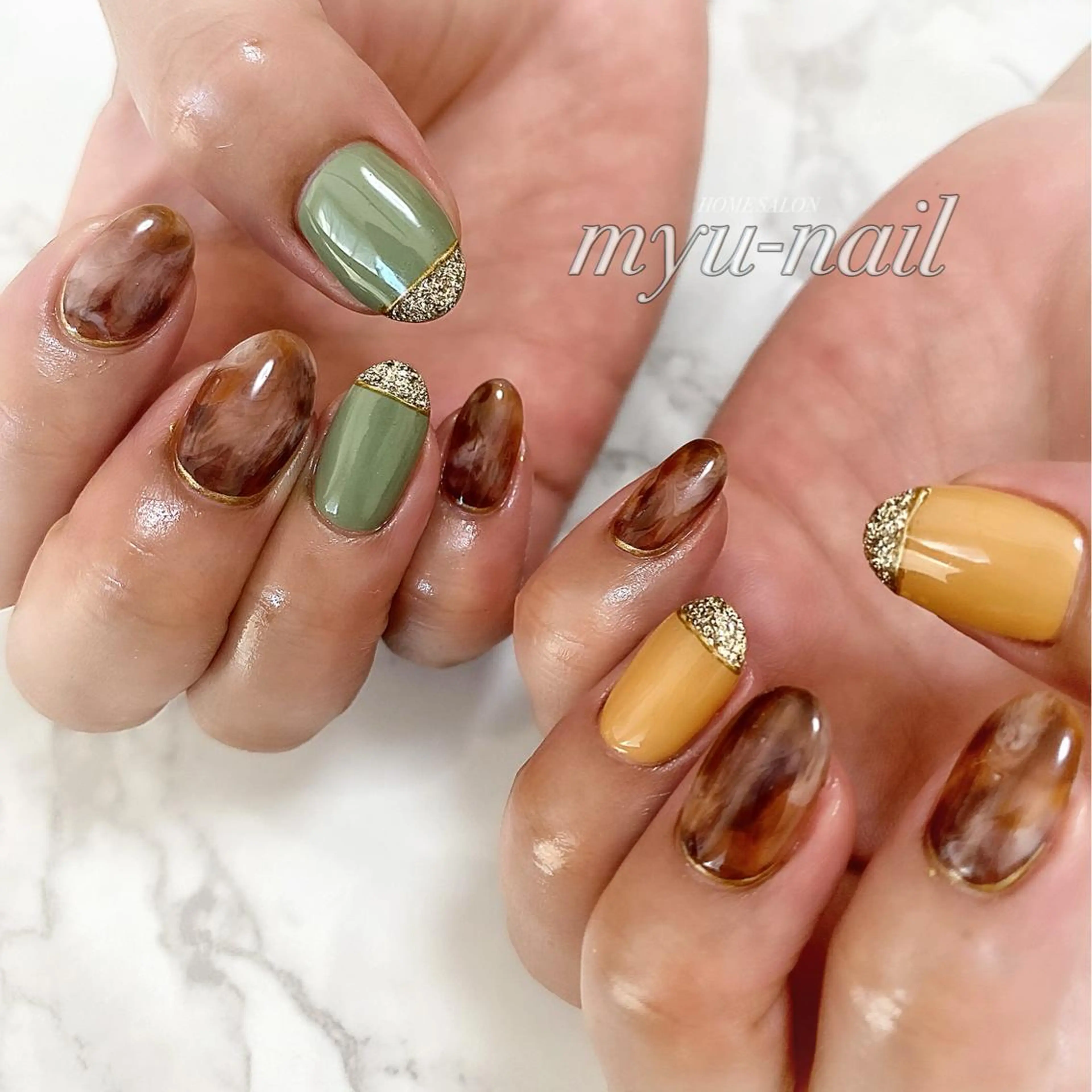 ネイル ホームサロン myu-nailのネイルデザイン