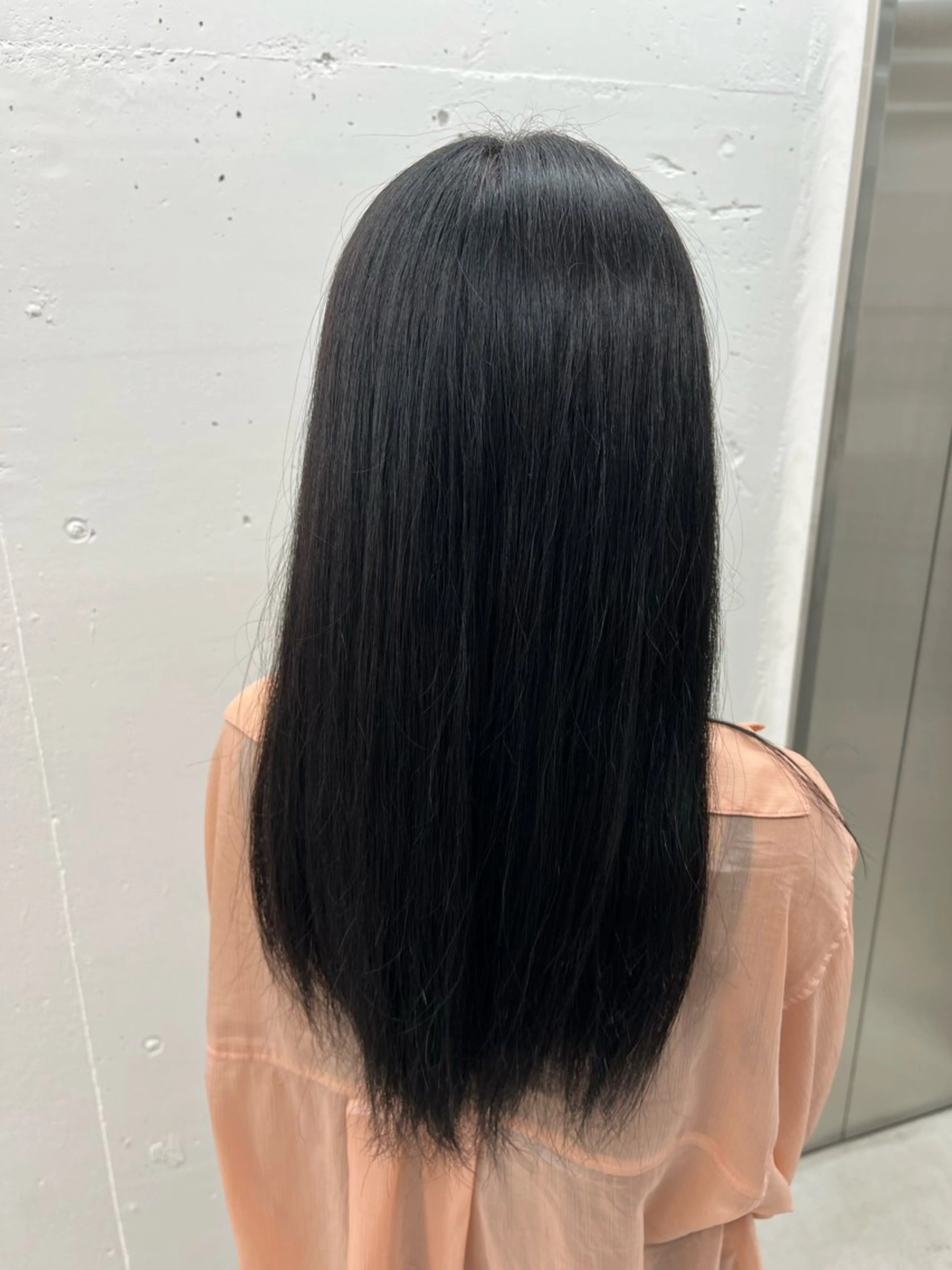 ロング カラー 黒髪 透明感カラー あすか JILLSTUDIOのヘアスタイル