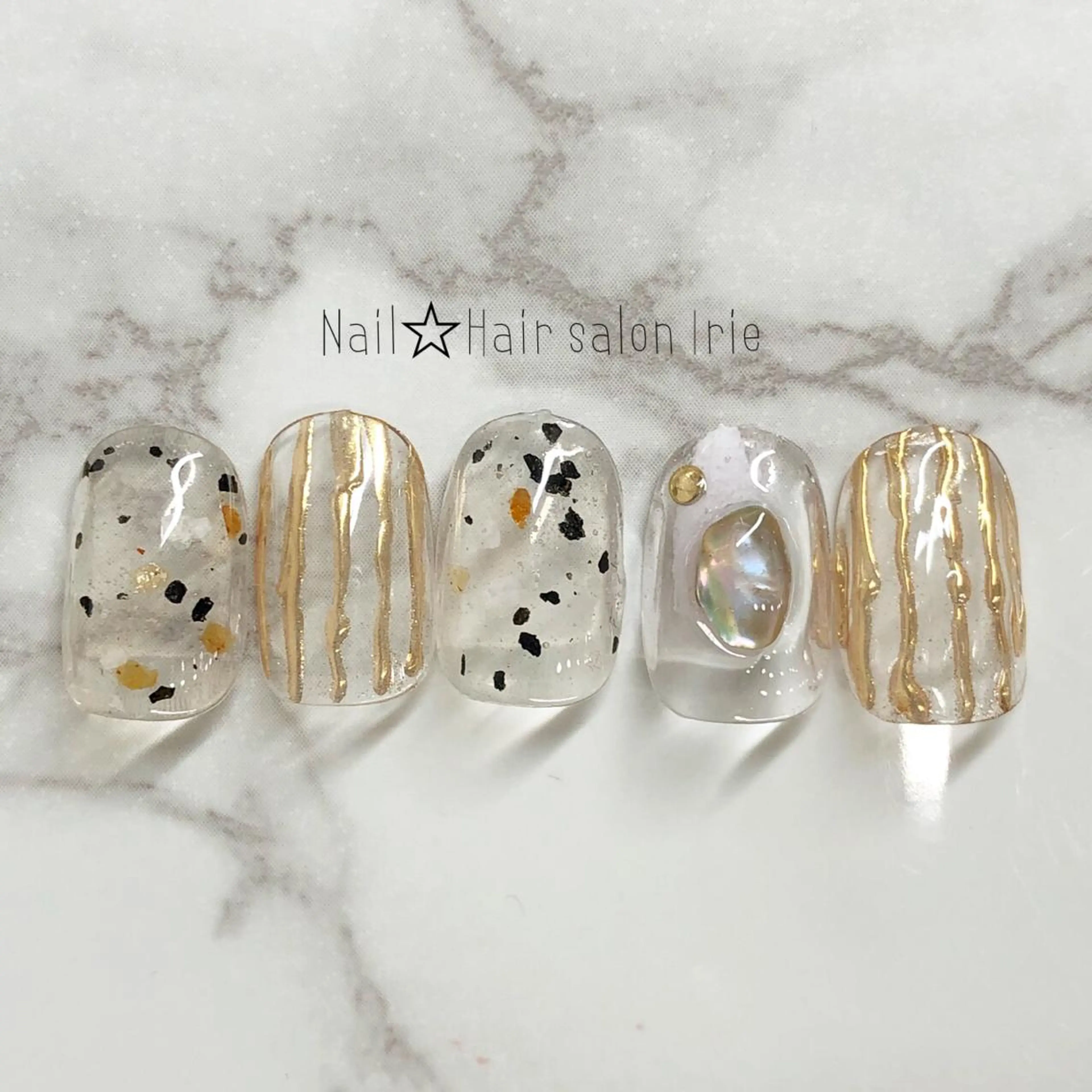 ネイル ハンドネイル Hair salon Irie所属・與儀 知佳のネイルデザイン