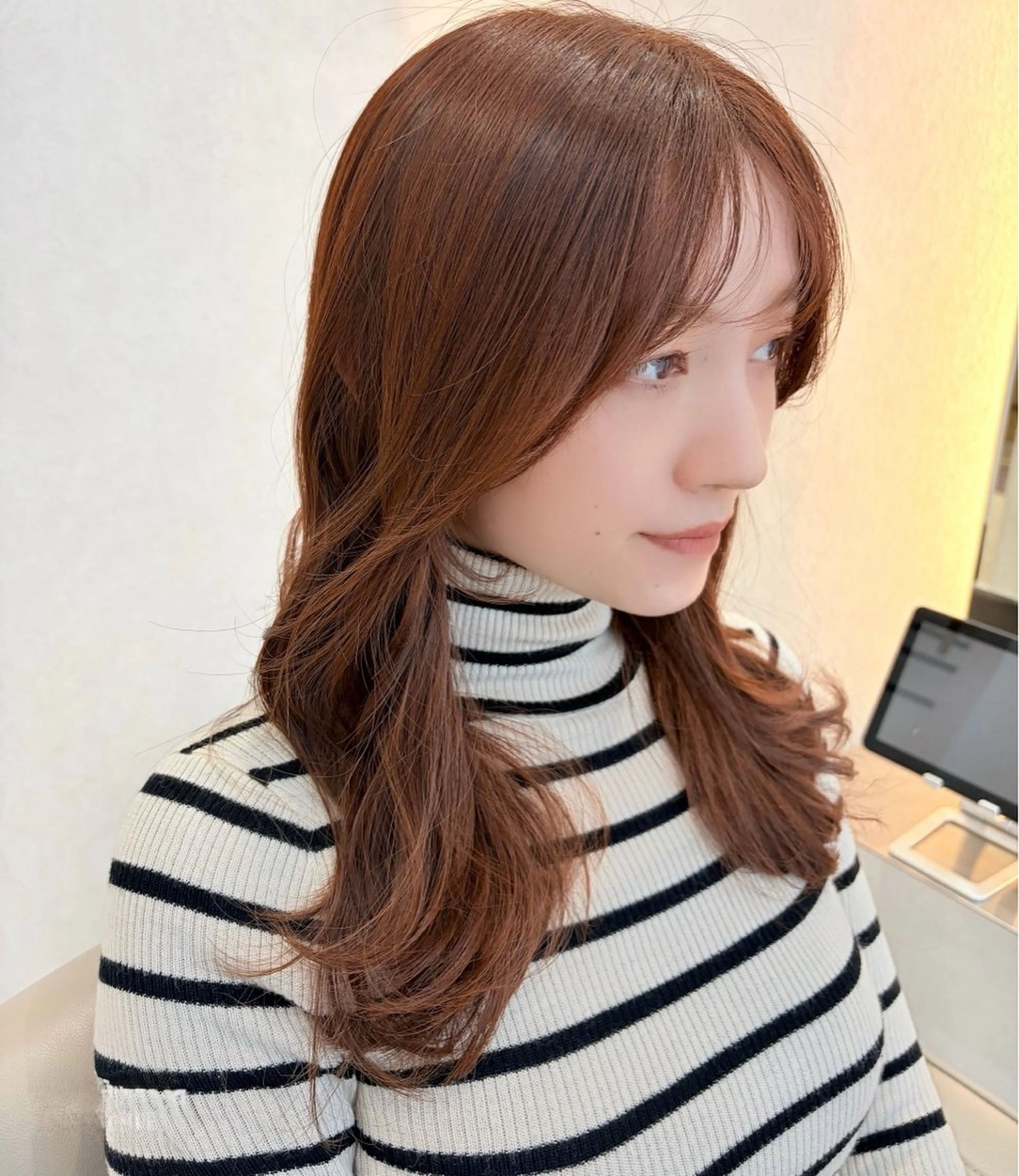 ミディアム カット ヘアカラー トリートメント ✴︎ Sae ✴︎のヘアスタイル