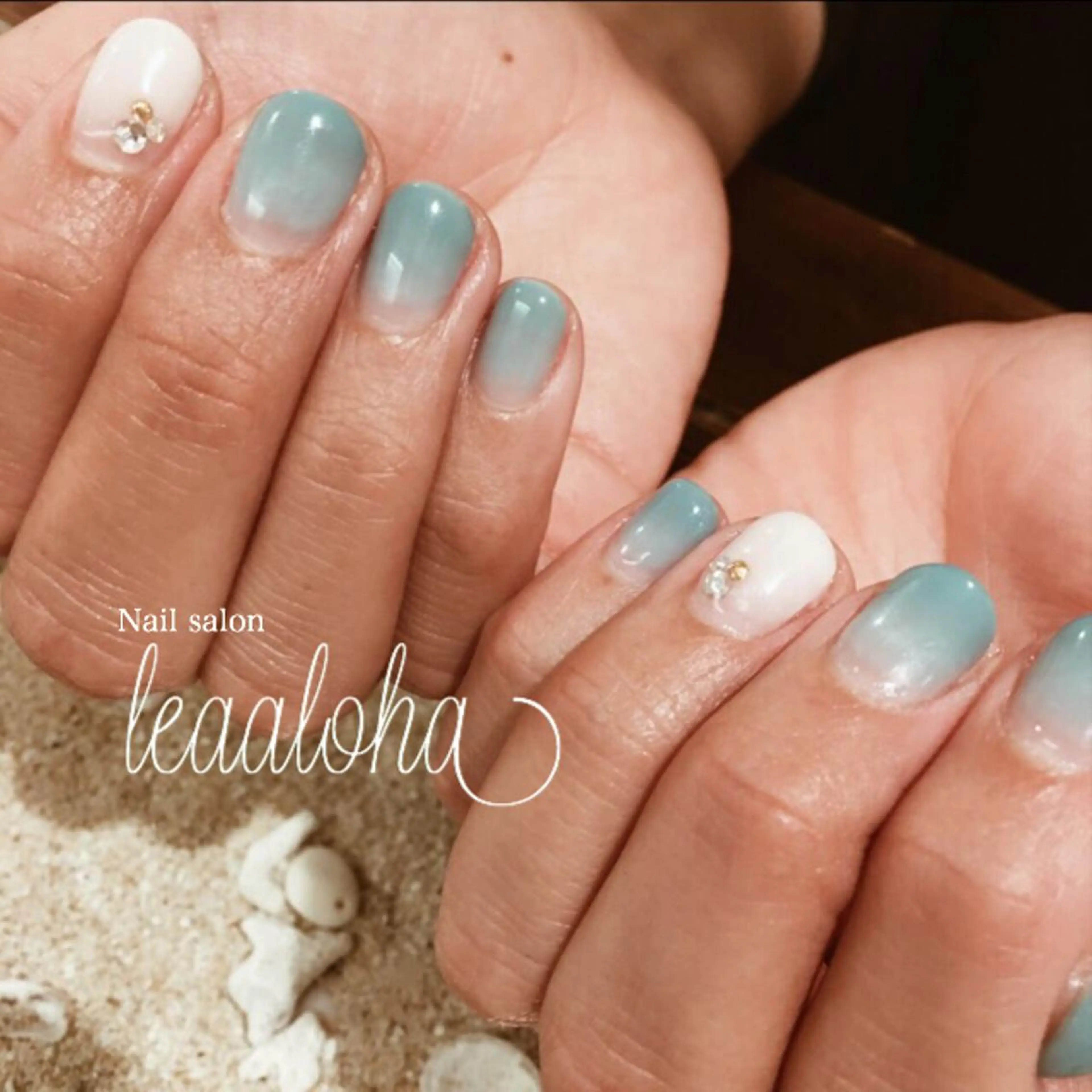 ネイル アートネイル ブラウン クリアネイル フットネイル ジェルネイル leaaloha　byBROWN HAIR所属・レアアロハ宇都宮 /ネイル.メンズ脱毛のネイルデザイン