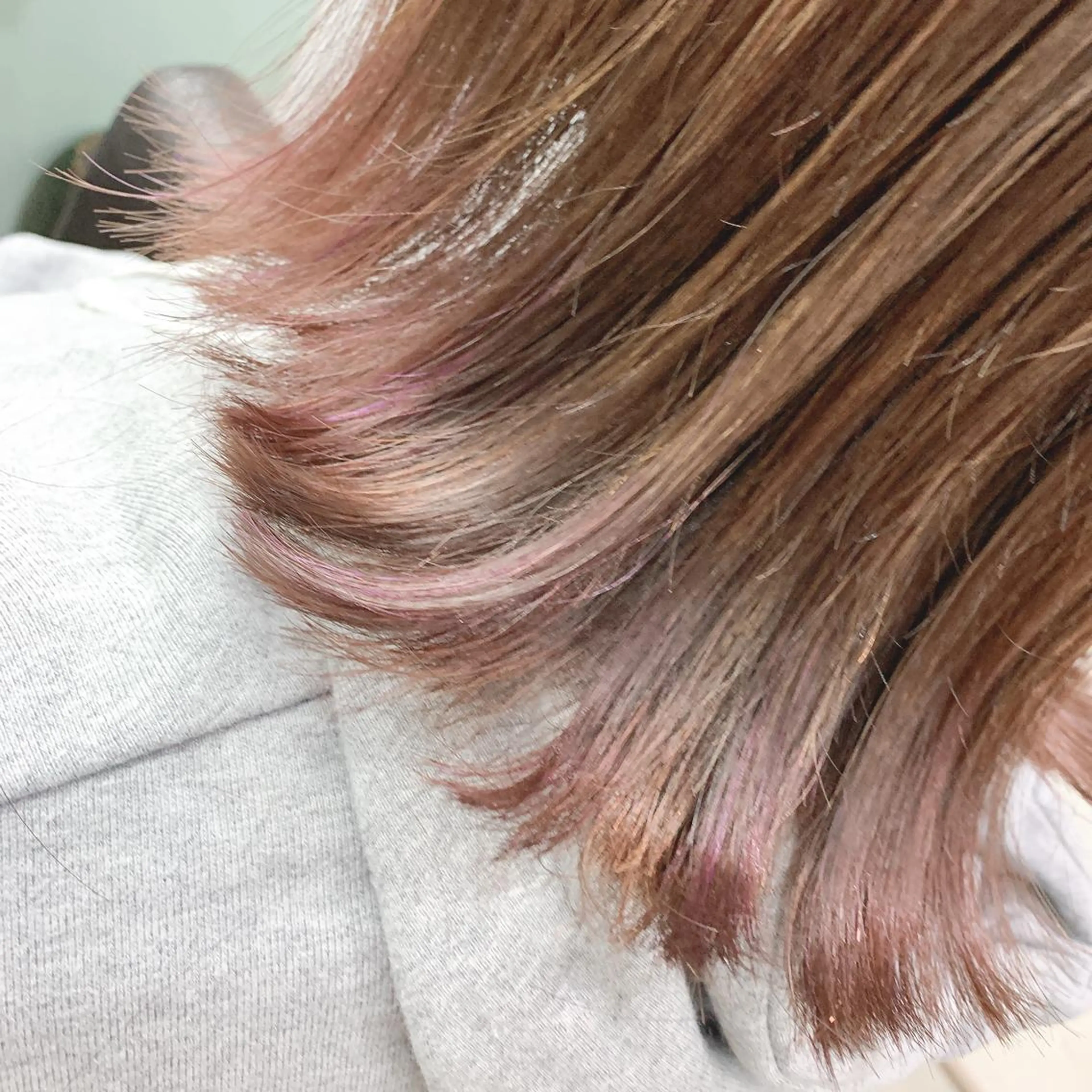 ミディアム カラー R ri R takagiのヘアスタイル