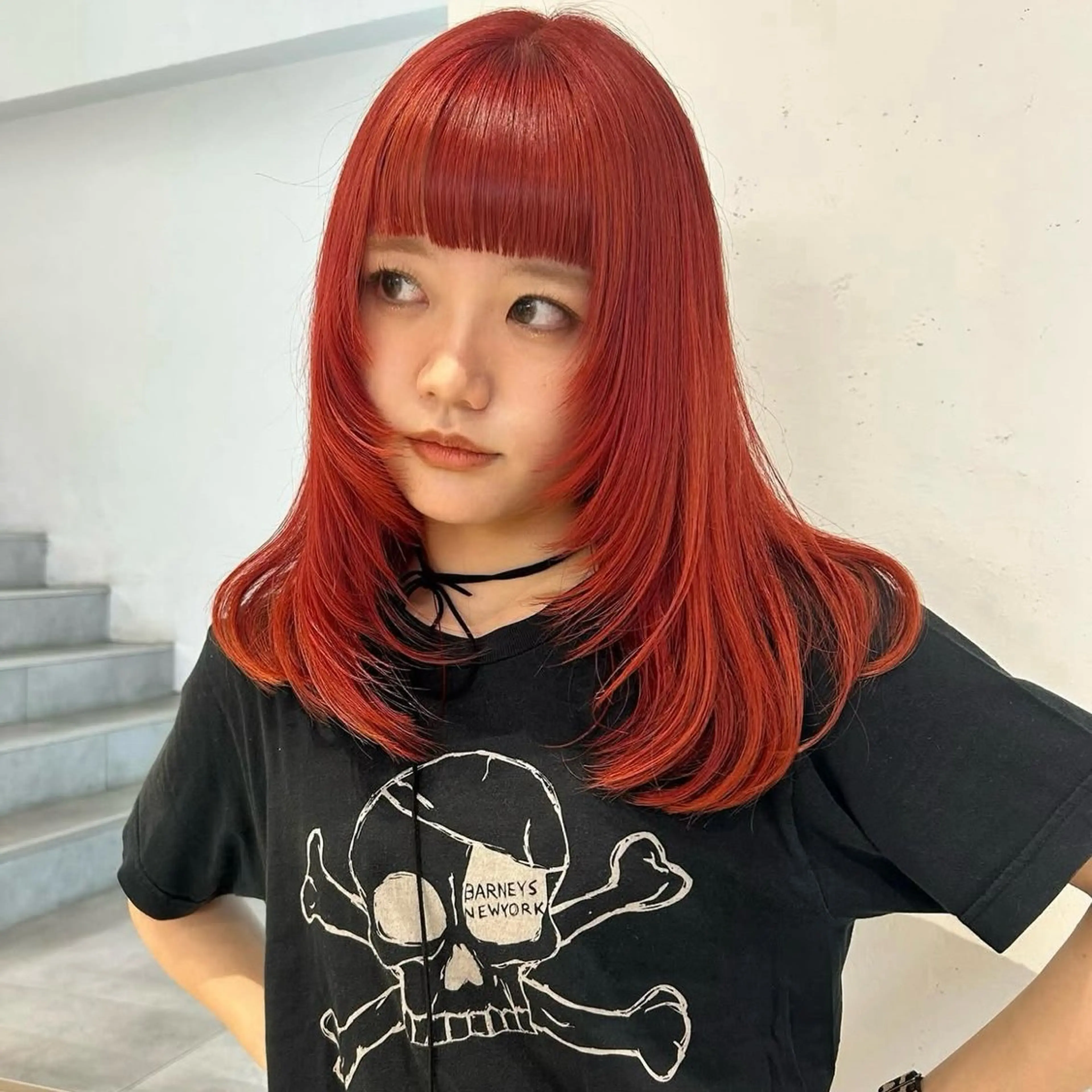 カラー ハッシュレイヤー/ ハイトーン/senaのヘアスタイル