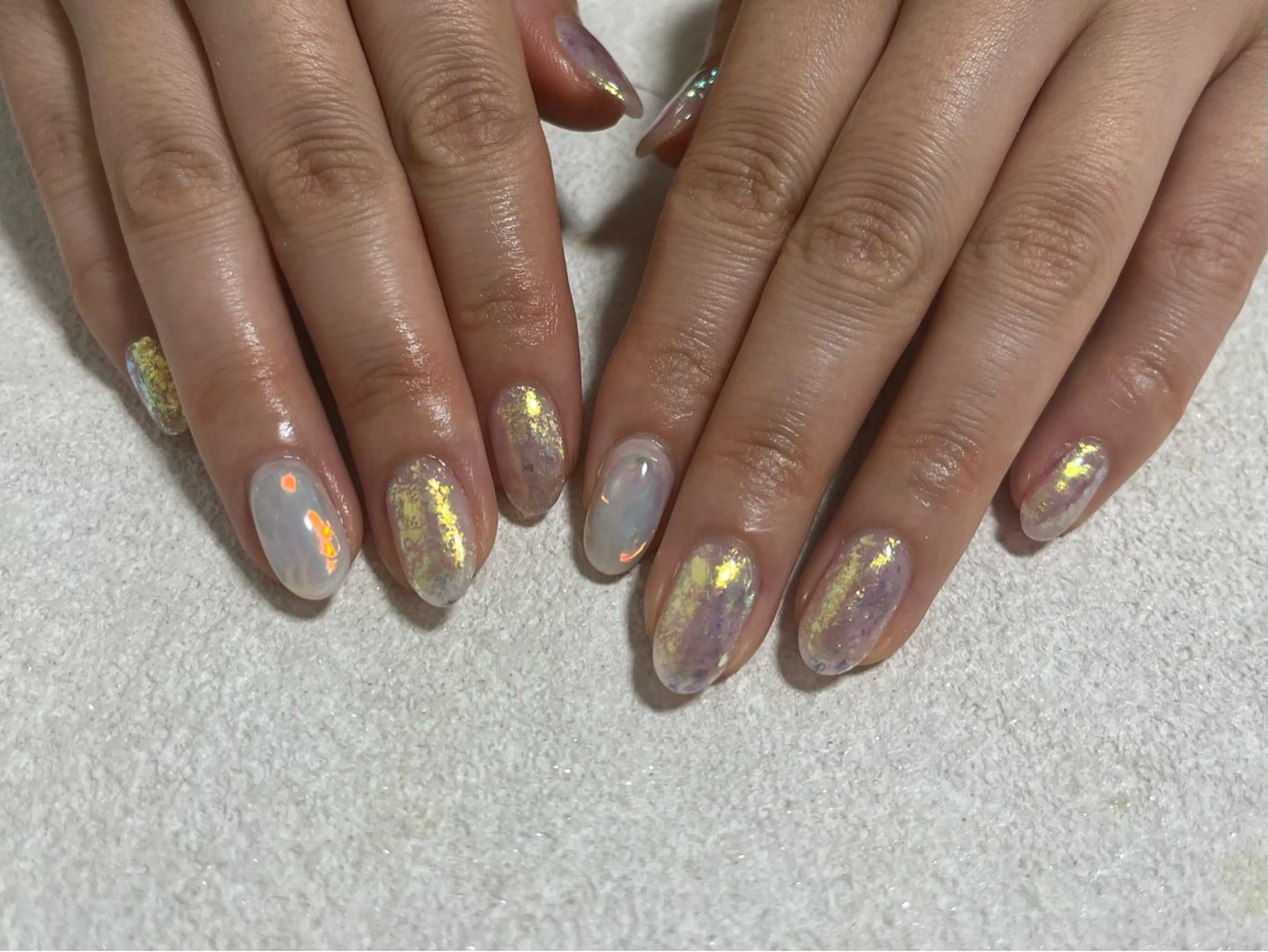 ネイル ジェルネイル 氷ネイル・うるうるネイル 韓国ネイル メンズネイル パラジェル ハンドネイル Mogu nail 二子玉川のネイルデザイン