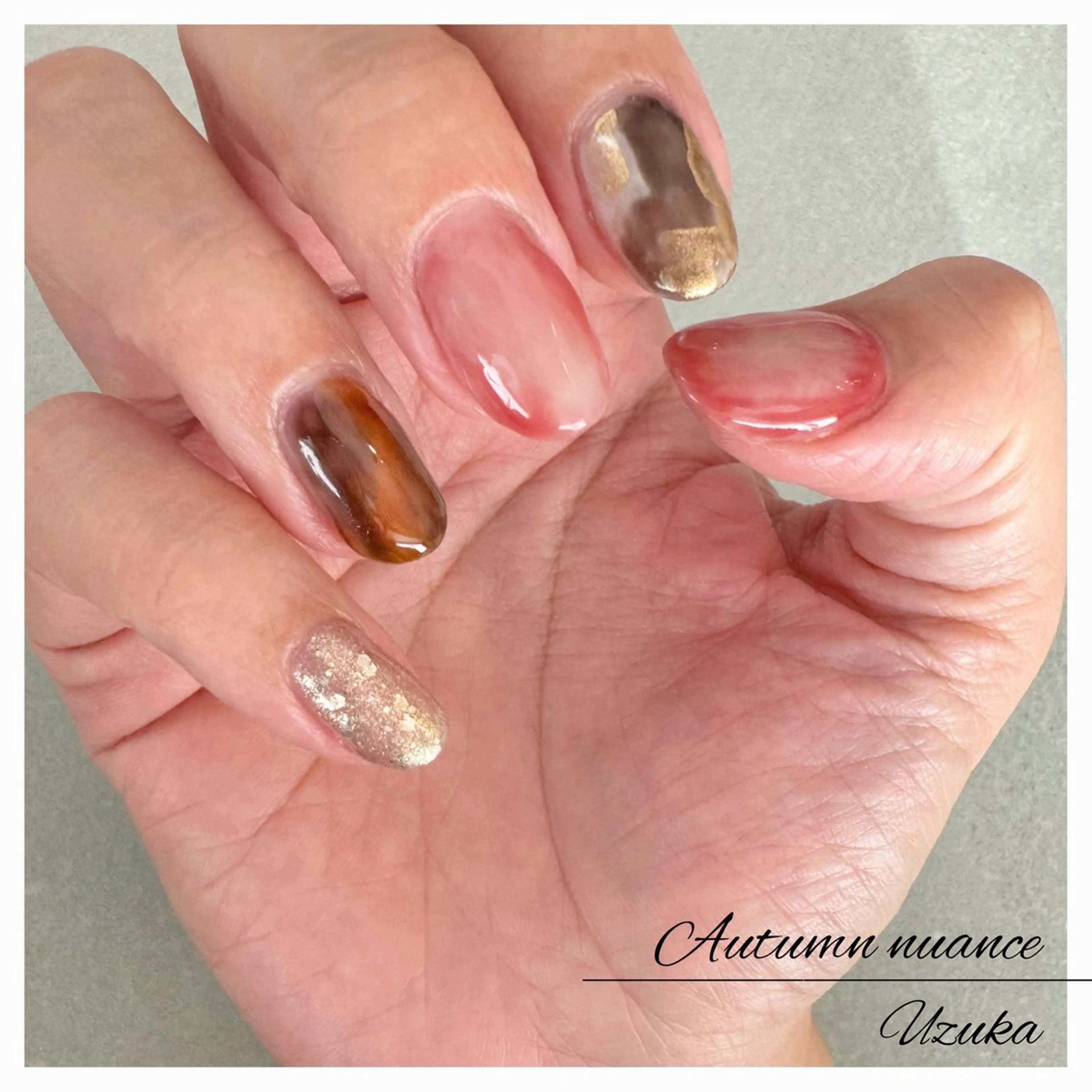 ネイル ニュアンスネイル 【 enn 】 Uzuka Yukaのネイルデザイン