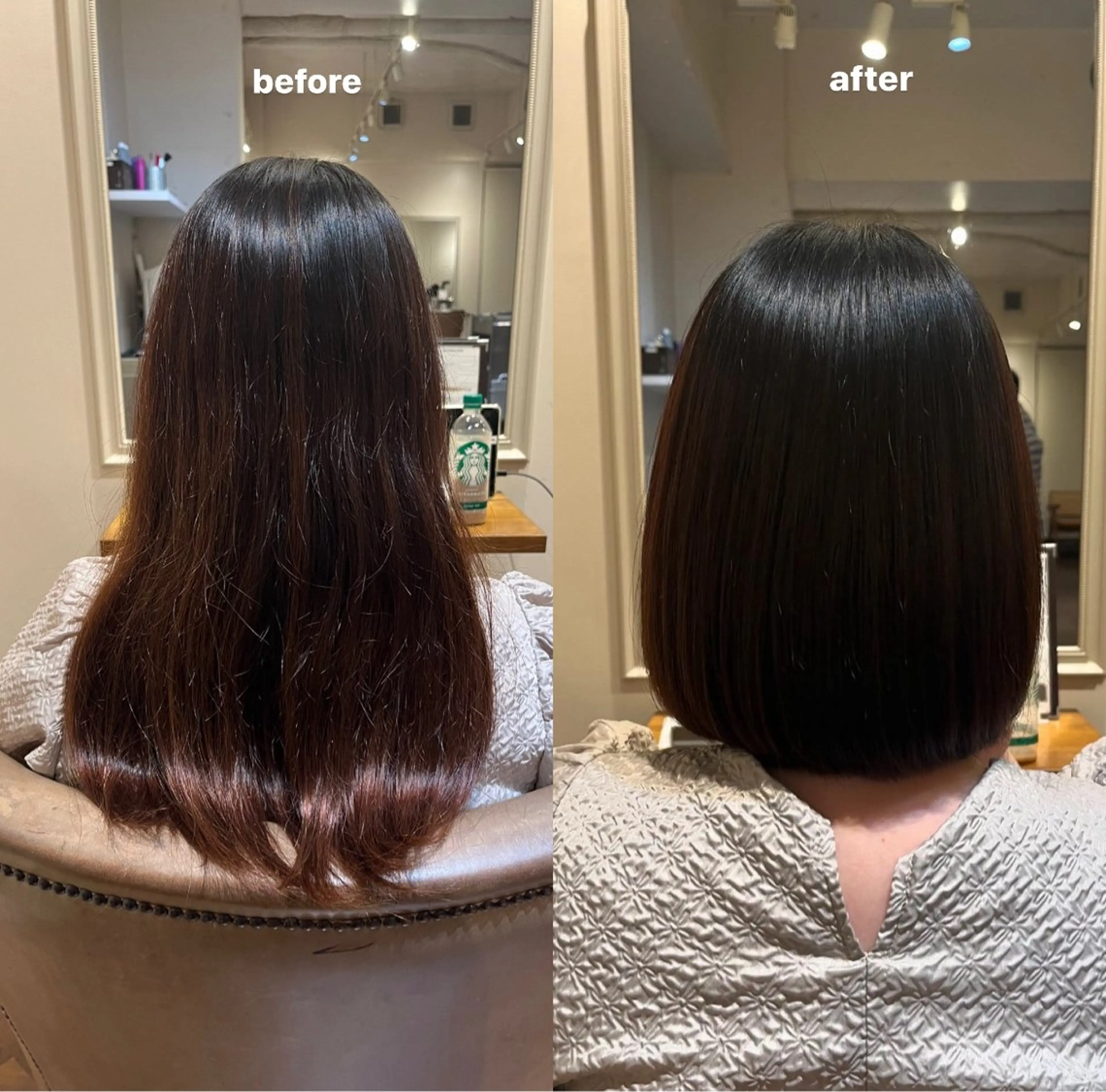 ミディアム ボブ 齊藤 萌のヘアスタイル