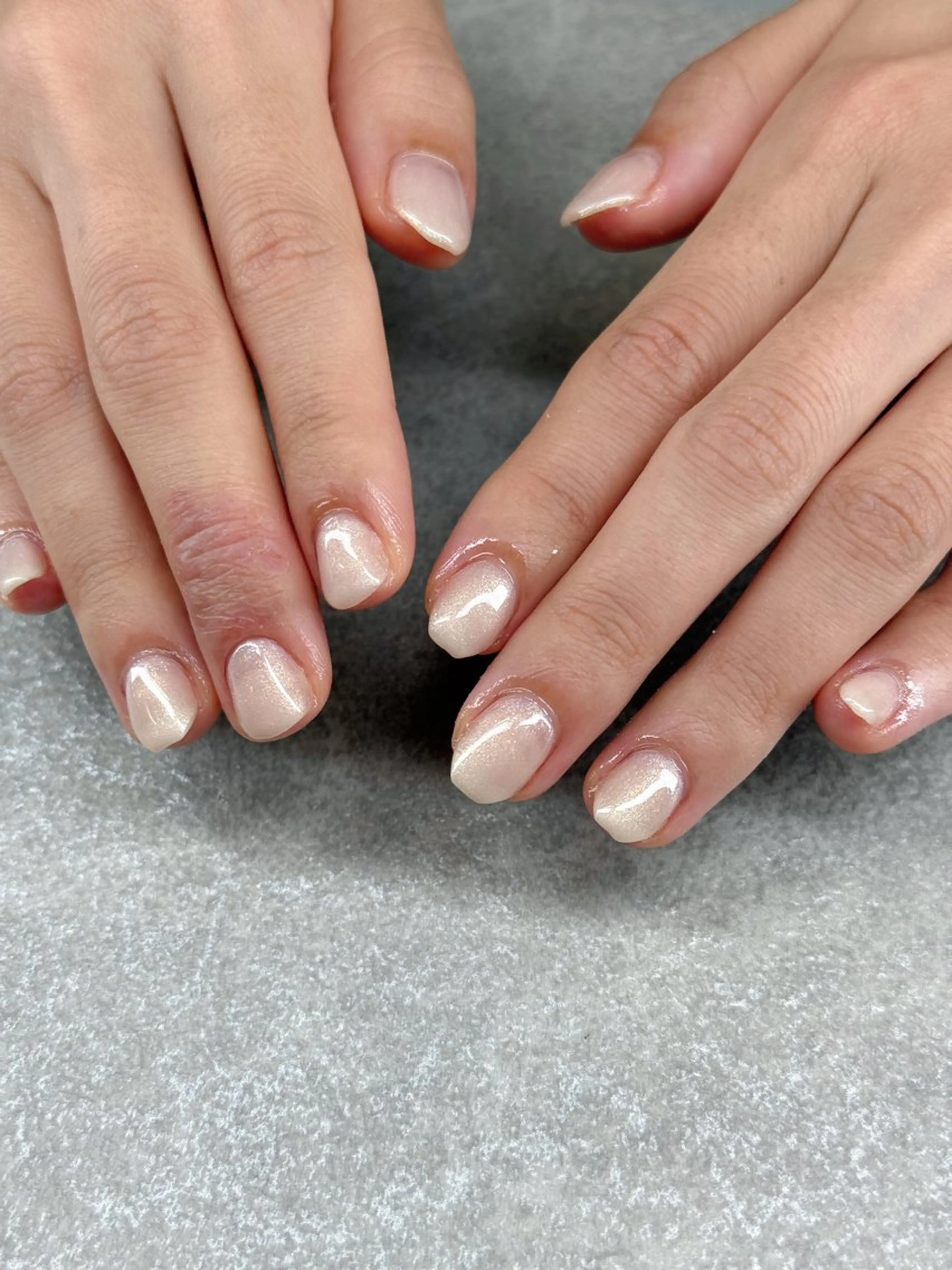 ネイル ワンカラーネイル ハンドネイル Agate miku🎀‧₊のネイルデザイン