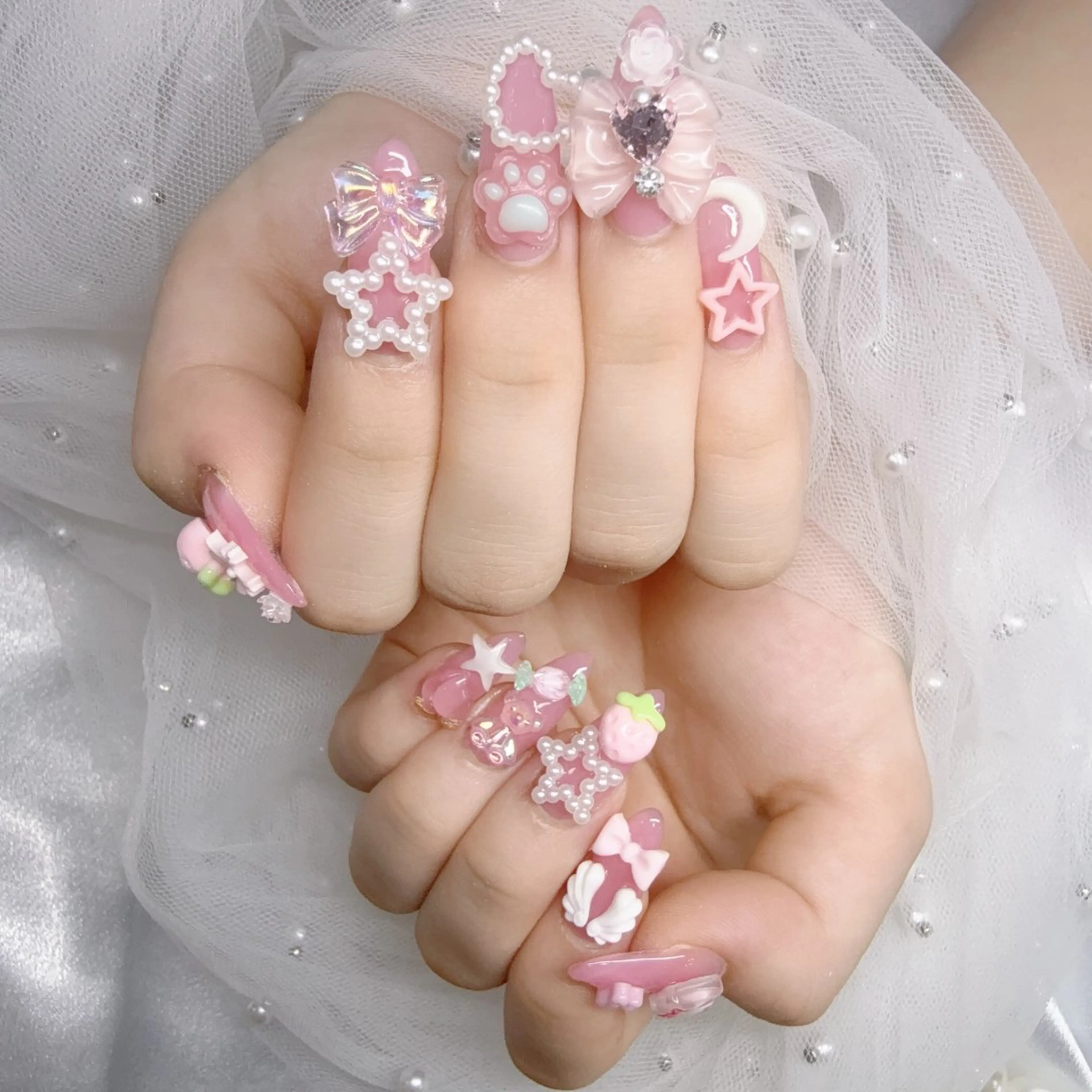 ネイル ハンドネイル 長さだし専門Minami所属・MN Nail salonのネイルデザイン