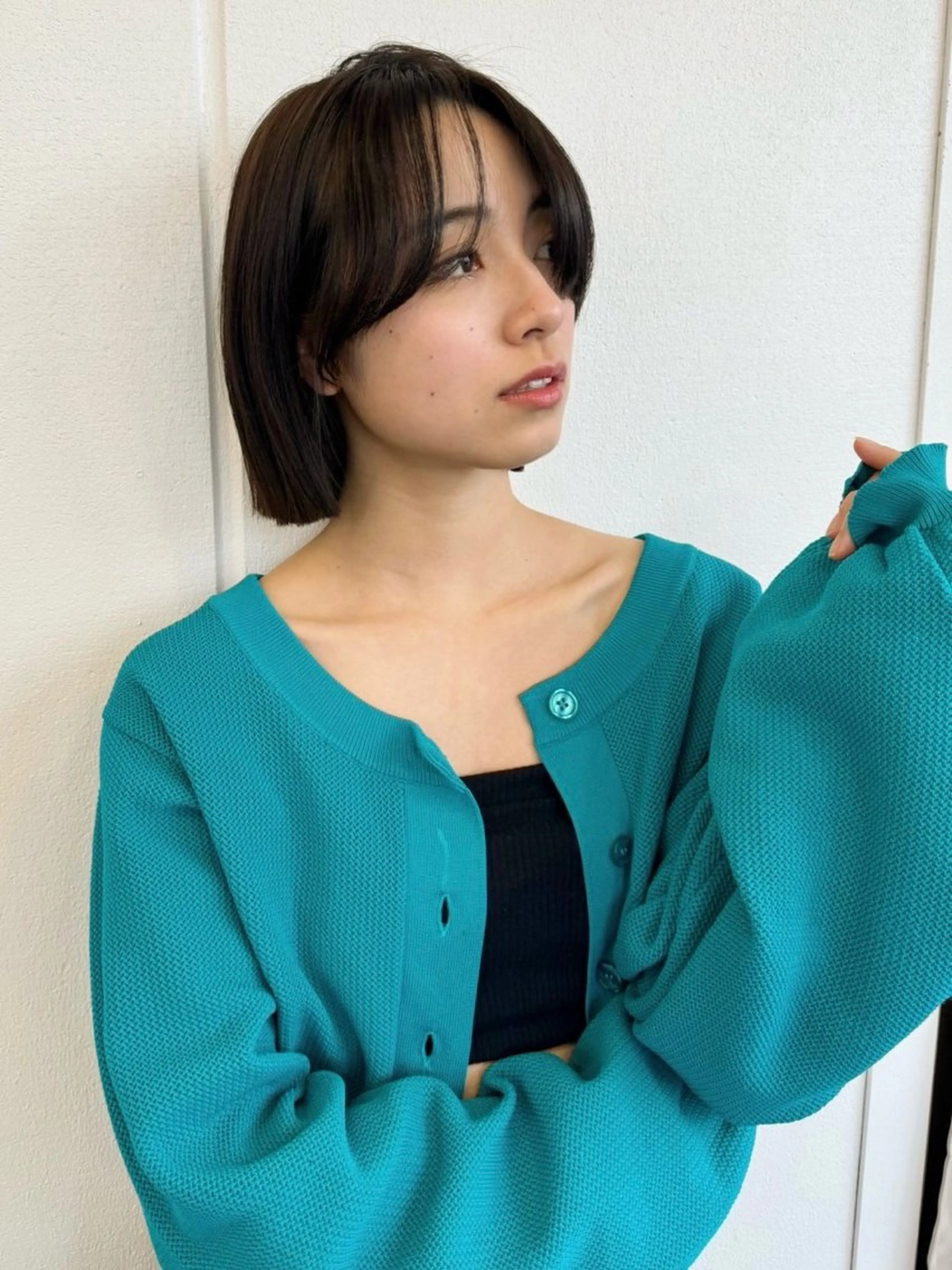 ミディアム Farbe🤍 新築new Openのヘアスタイル