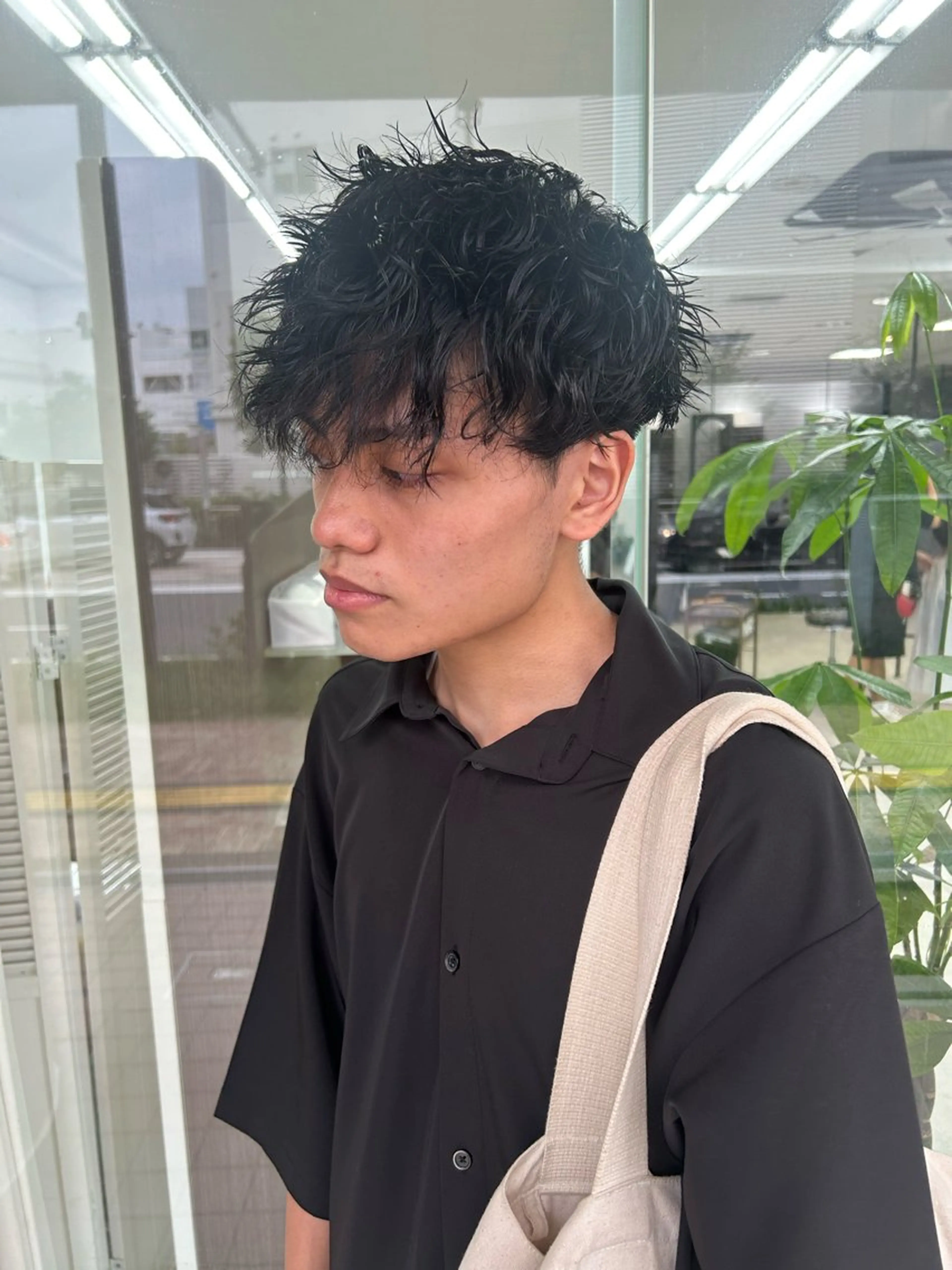 ショート パーマ メンズ メンズパーマ くせ毛 メンズパーマの達人 / タカシマダイスケのヘアスタイル