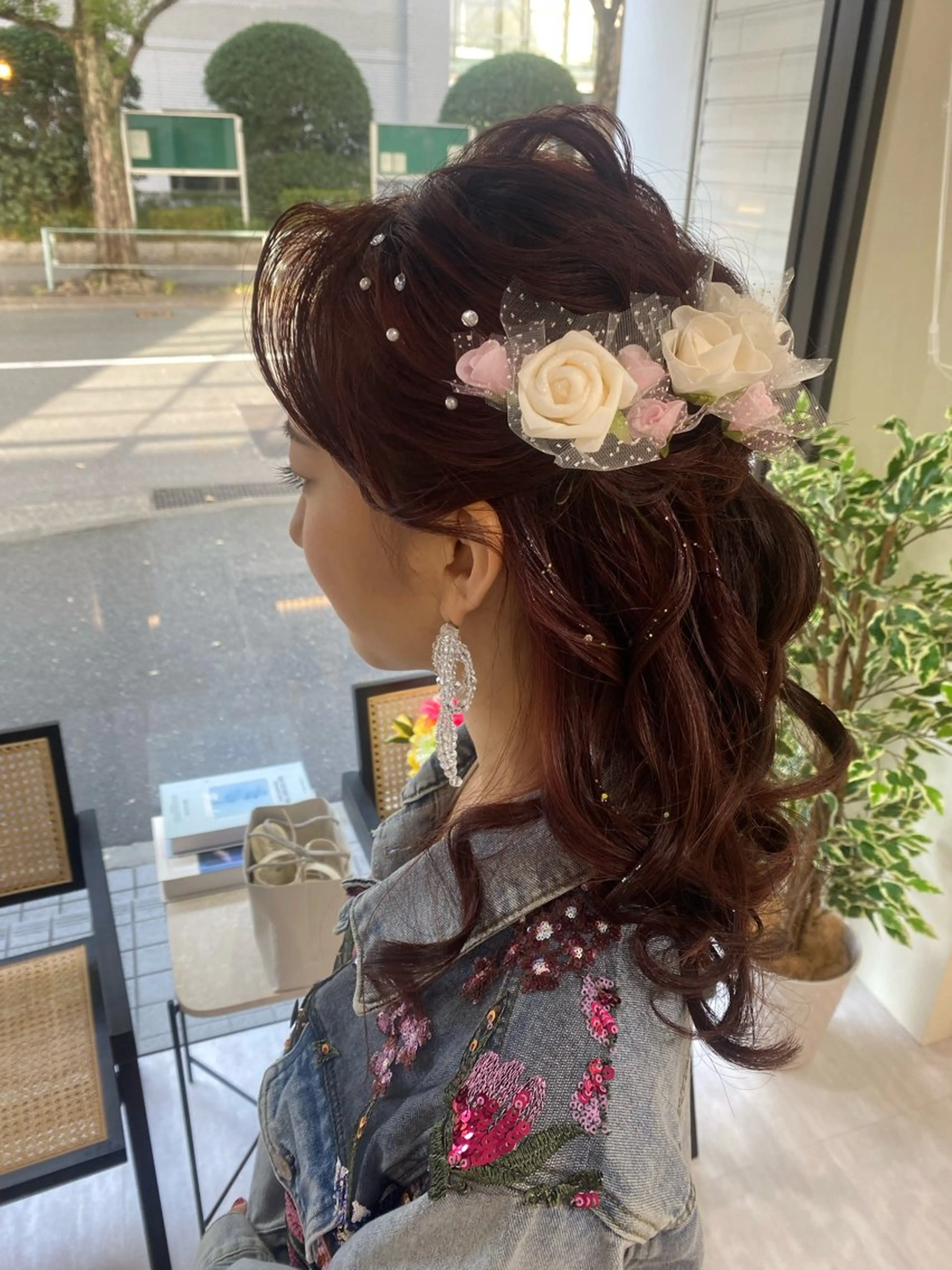 ヘアアレンジ ヘアセット 髪質改善/艶カラー 🎀ヘアアレンジ🎀のヘアスタイル