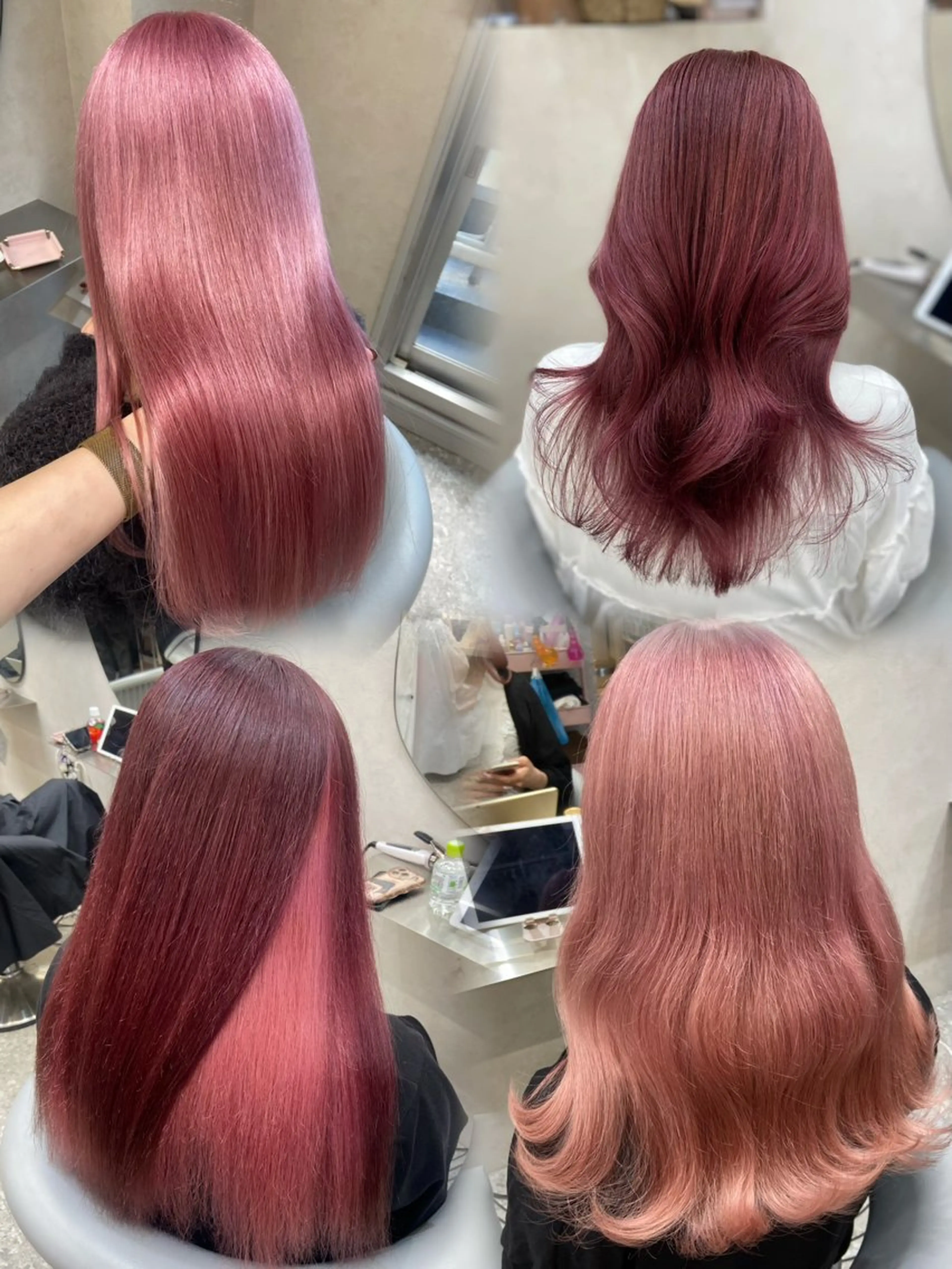 ロング カラー カット ヘアカラー トリートメント 新宿/韓国ヘア 中明度カラー/かやのヘアスタイル