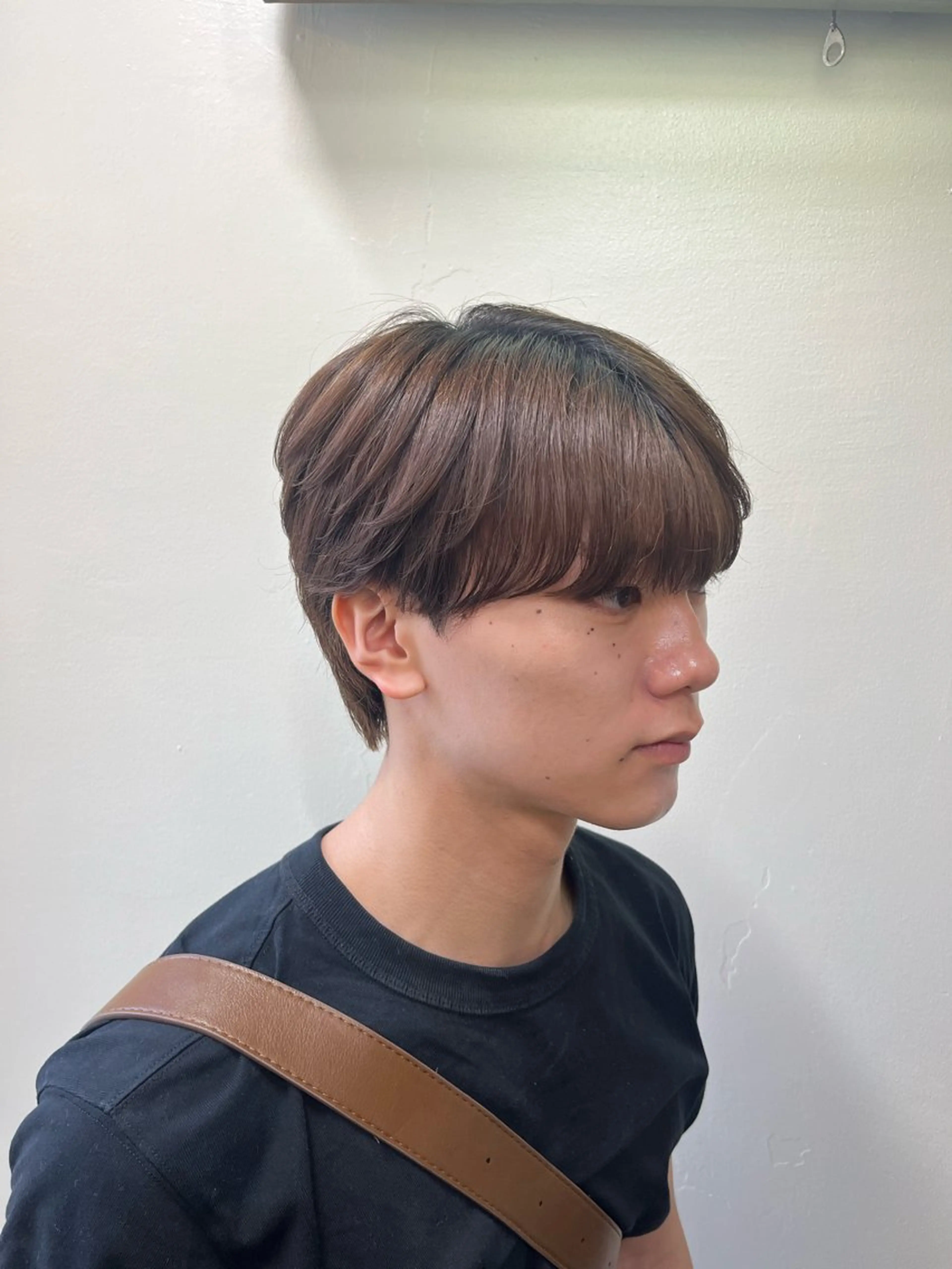 ショート パーマ メンズ マッシュ メンズパーマ シースルーマッシュ ニュアンスパーマ カット パーマ 韓国風メンズ/毛流れ ヘアなら須田龍世のヘアスタイル