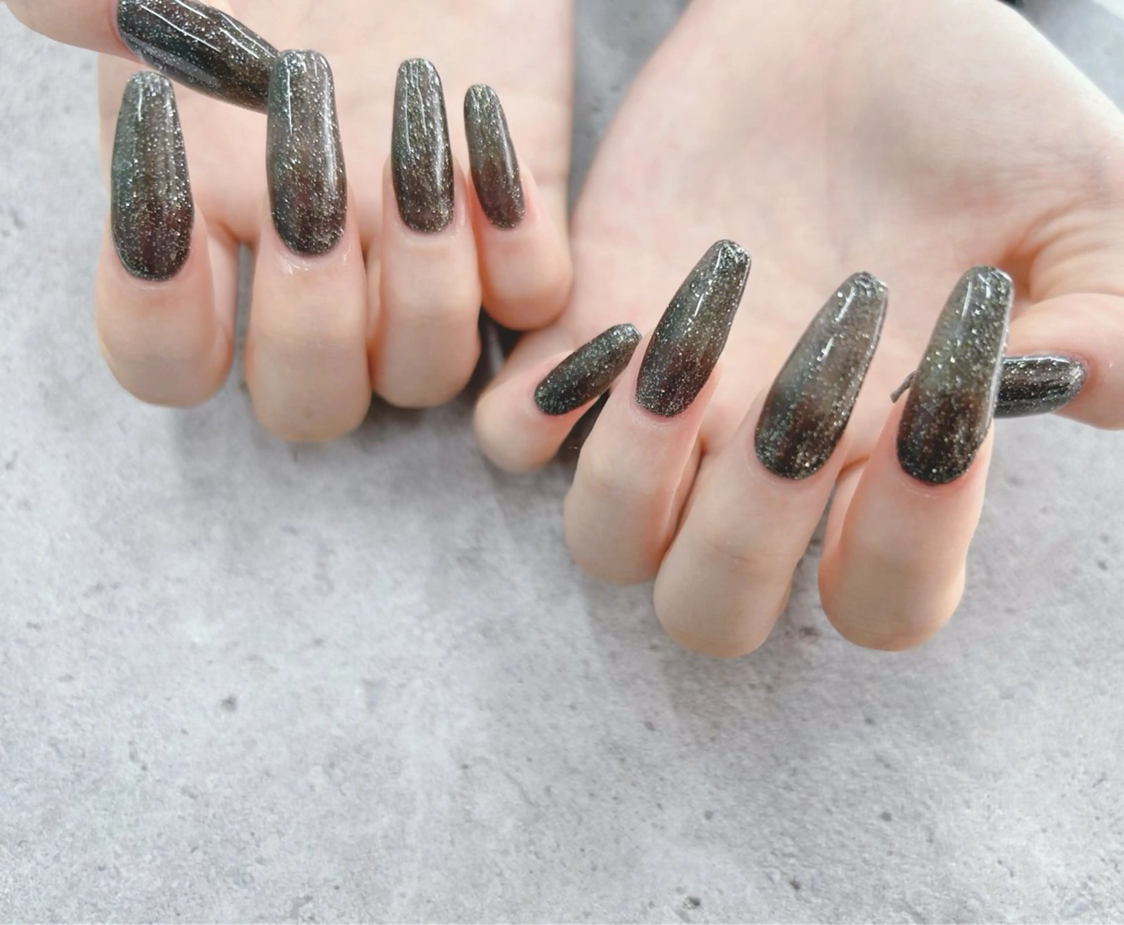 ネイル ラメ(グリッター) ハンドネイル Nail Salon agré所属・agré ネイルサロン　アグレのネイルデザイン