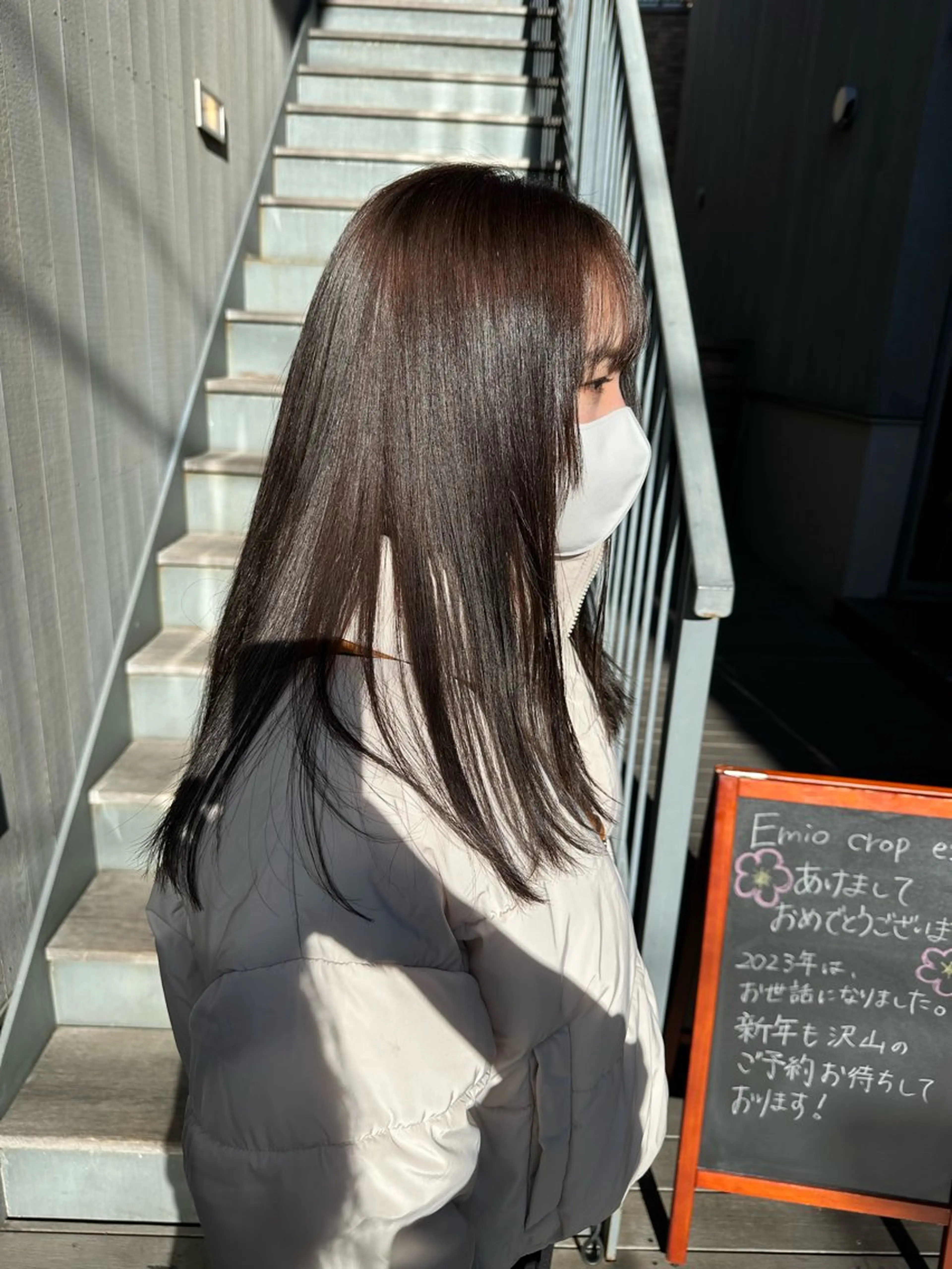 ロング 似合わせレイヤー 海外風レイヤーmioのヘアスタイル