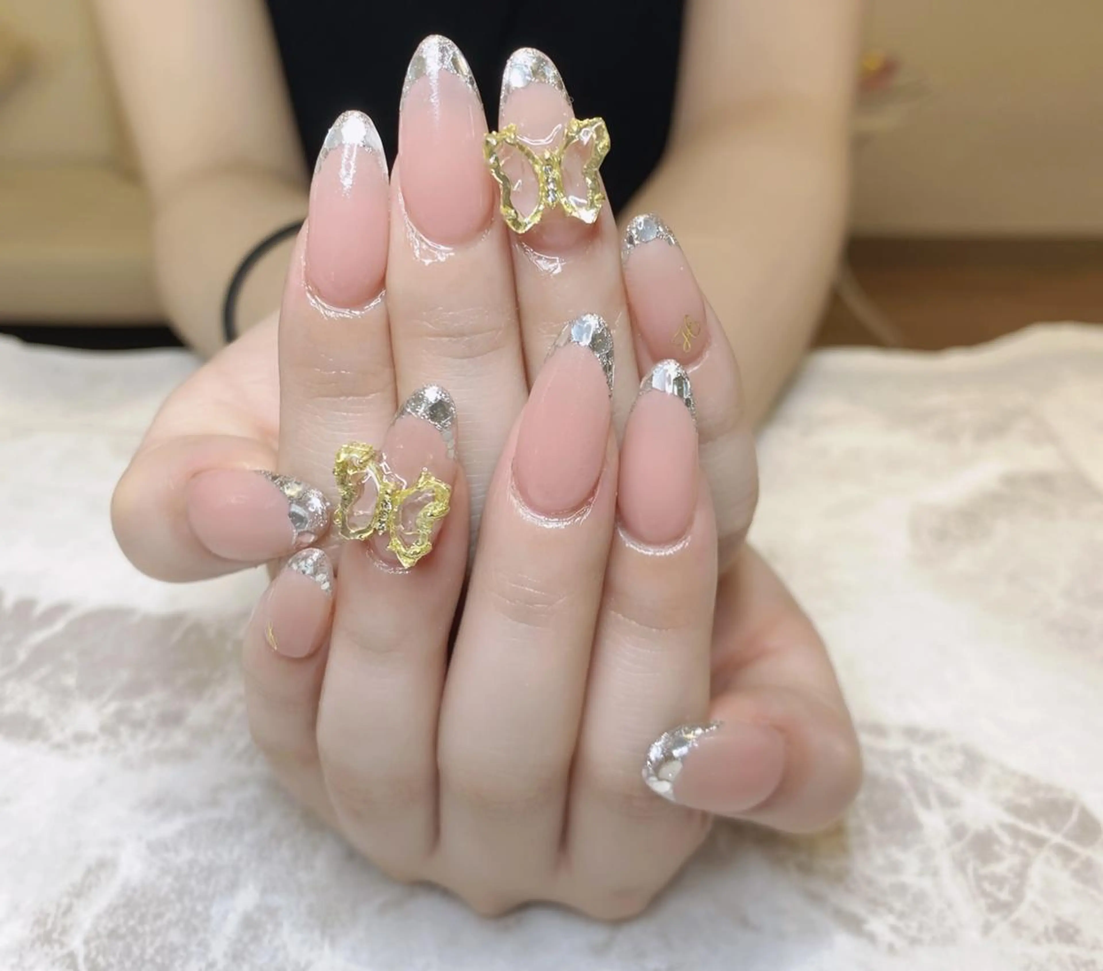 ネイル 🦋ネイルサロン ブラン🌈ゆりのネイルデザイン