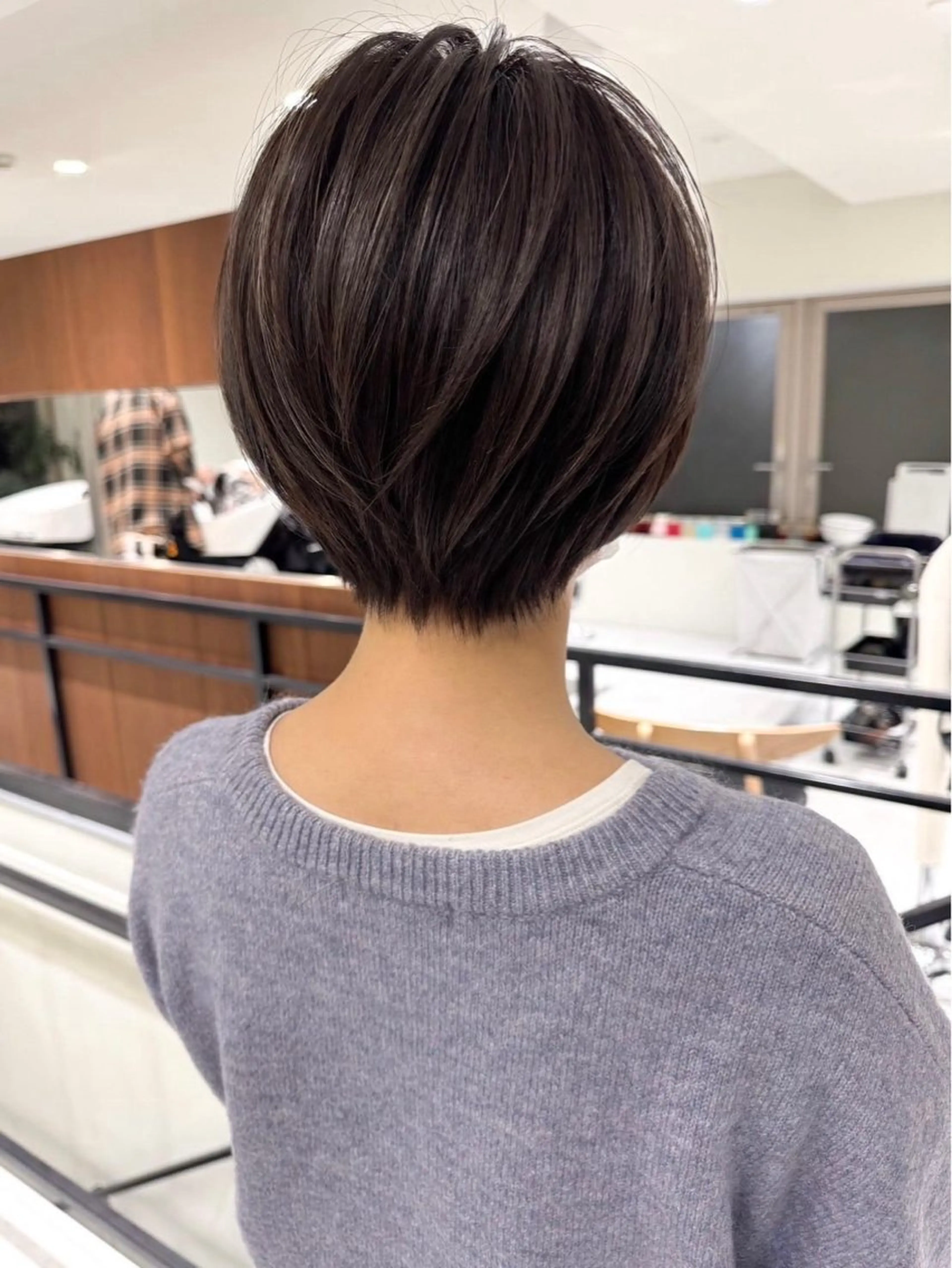 ショート ショートボブ ボブ ハイライト 髪質改善 レイヤーカット カット JILBLAN京都 ショート/ハイライトのヘアスタイル