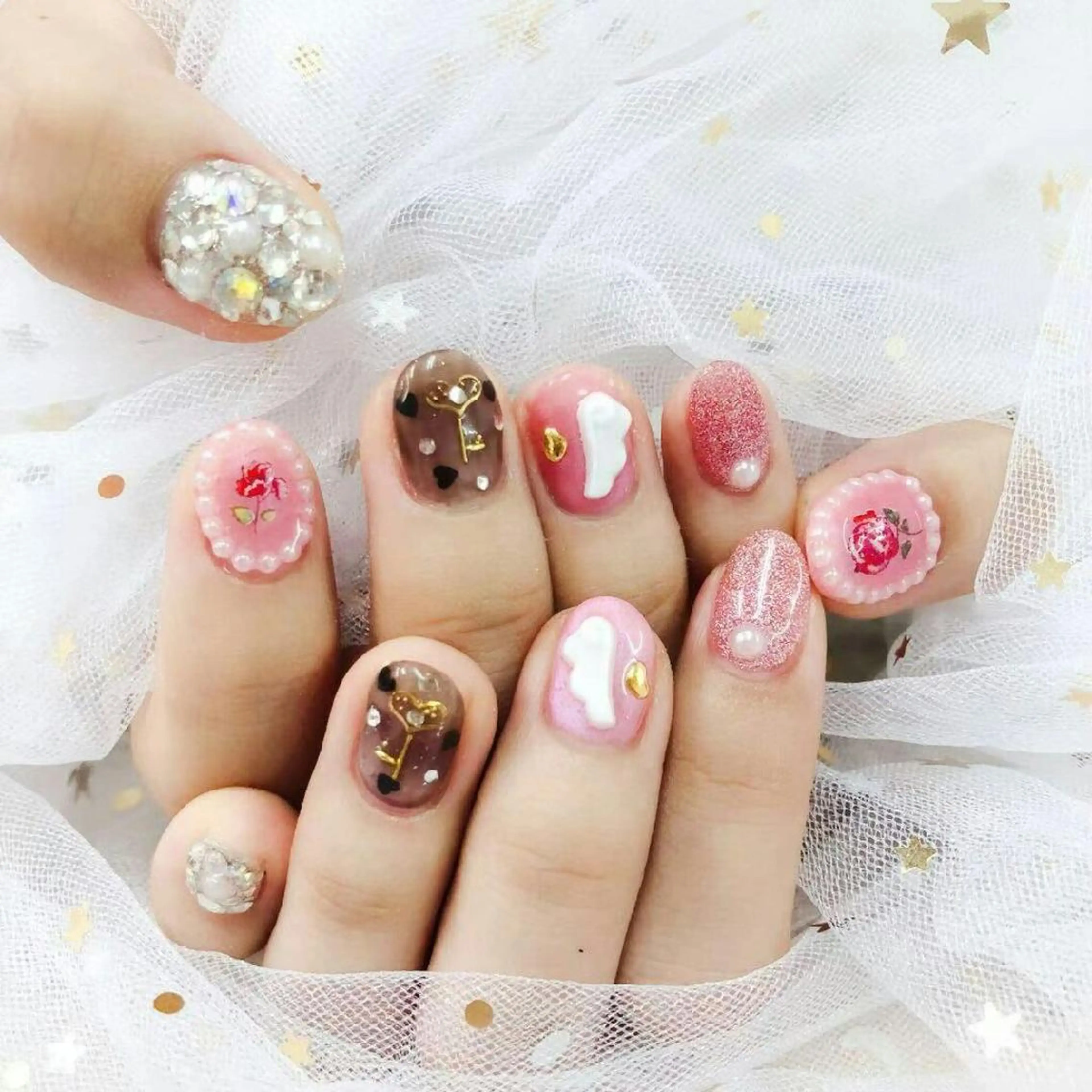 ネイル ハンドネイル Melody Nail所属・Melody 3D/スカルプ専門店のネイルデザイン