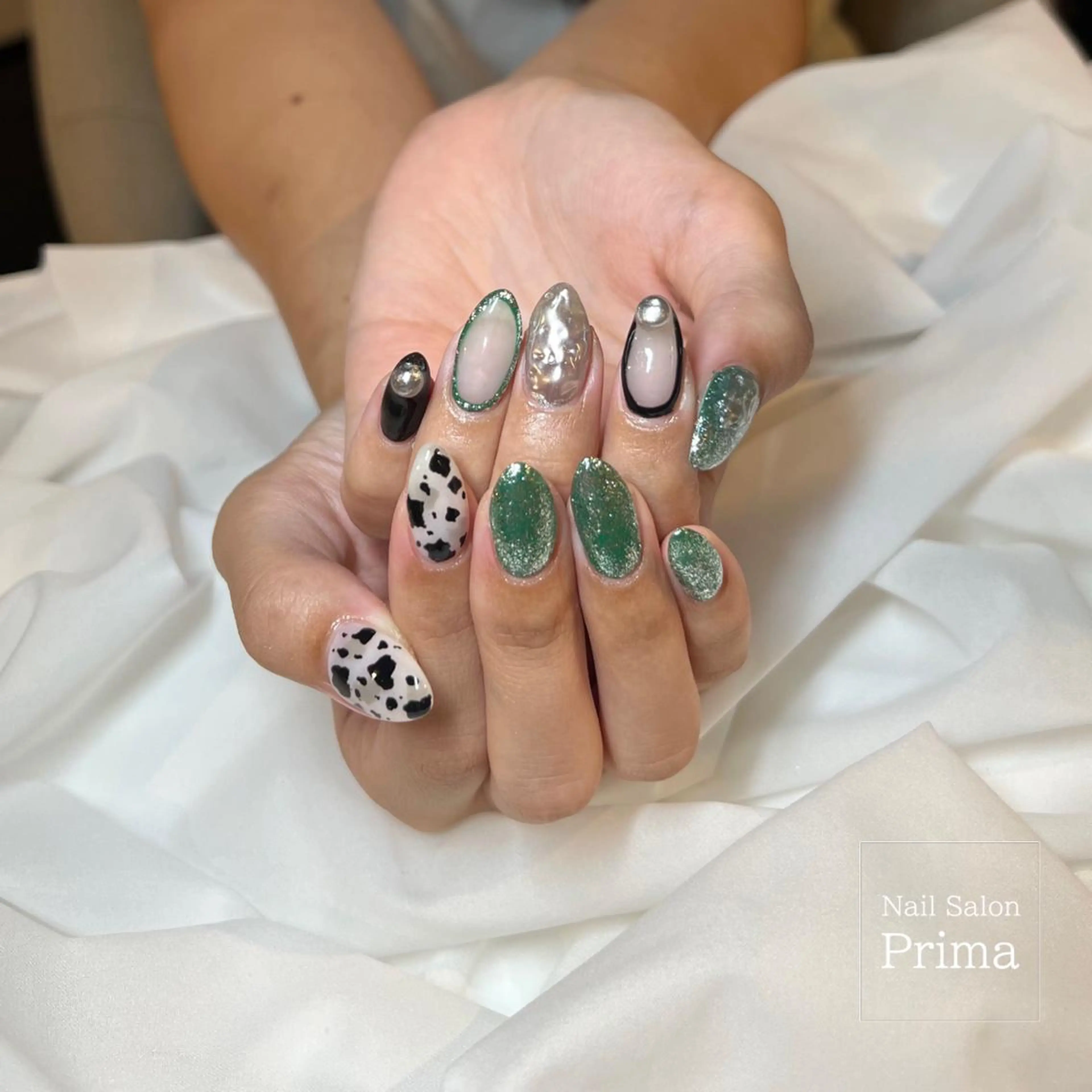 セミロング ネイル SalonPrima Nail & Eyeのマツエク・マツパデザイン