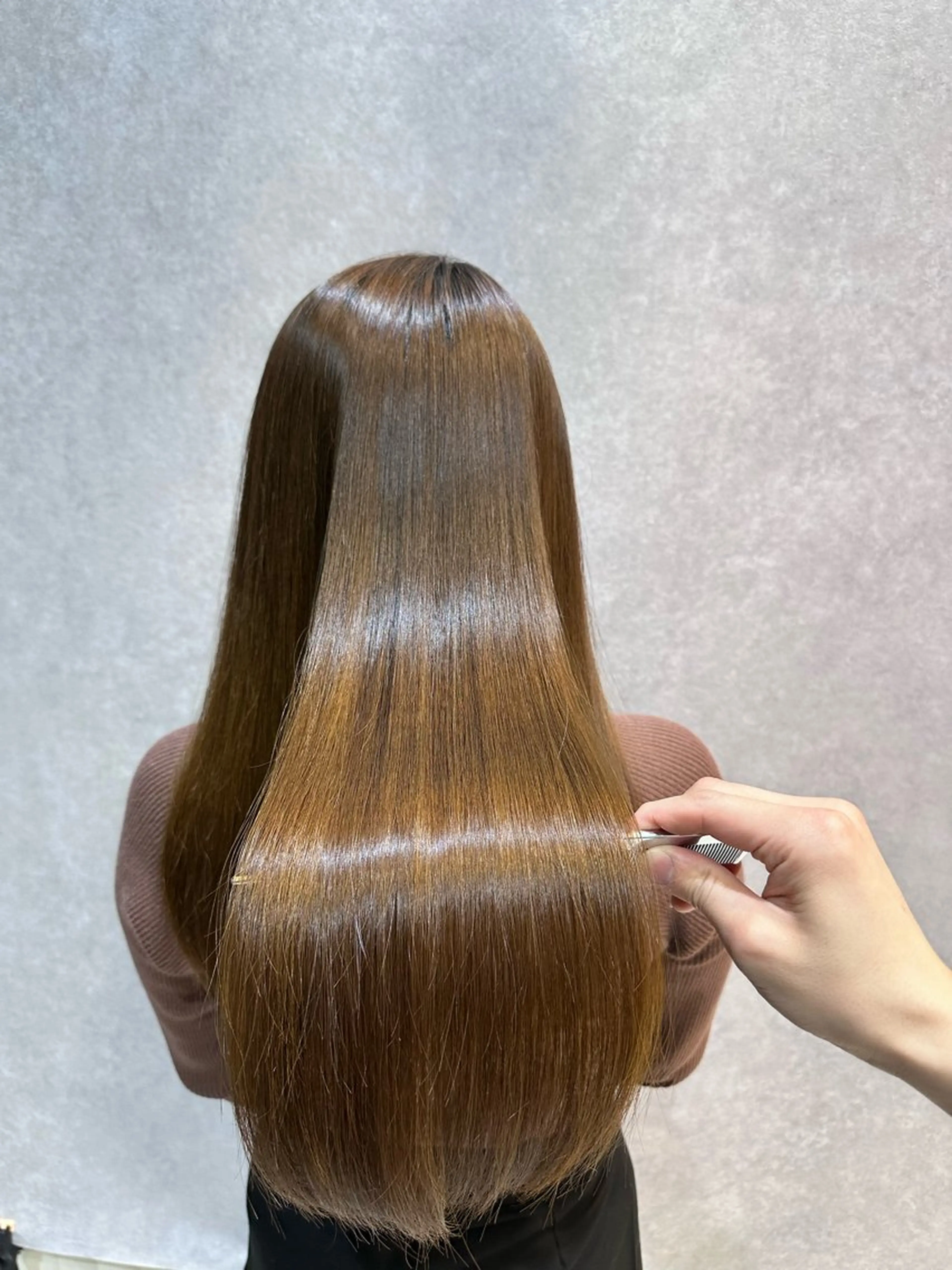 ロング 🔸縮毛矯正/髪質 改善カラー石崎🔸のヘアスタイル