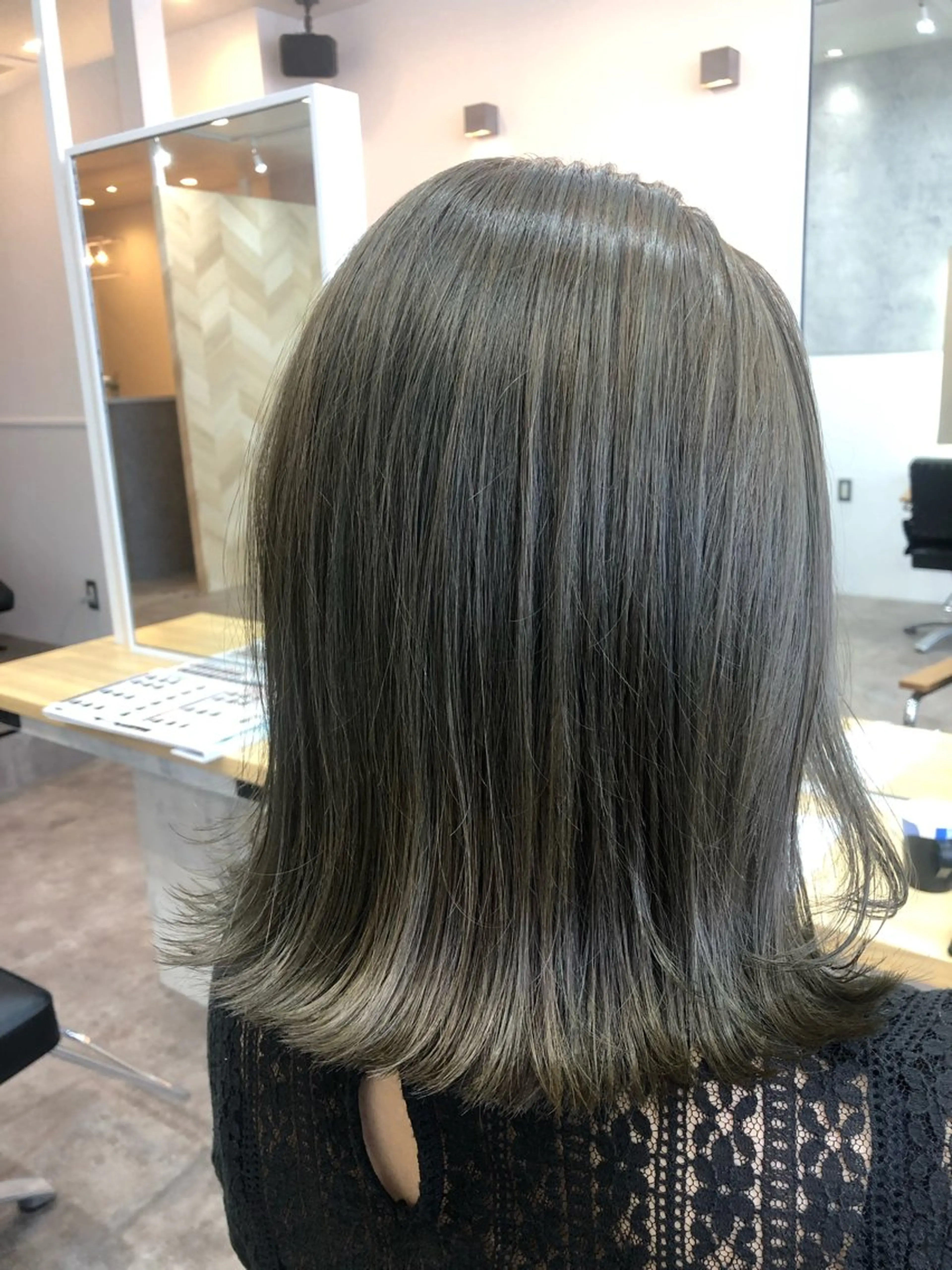 ミディアム カラー パーマ Relais(ルレ)本山店所属・山本 淳史のヘアスタイル