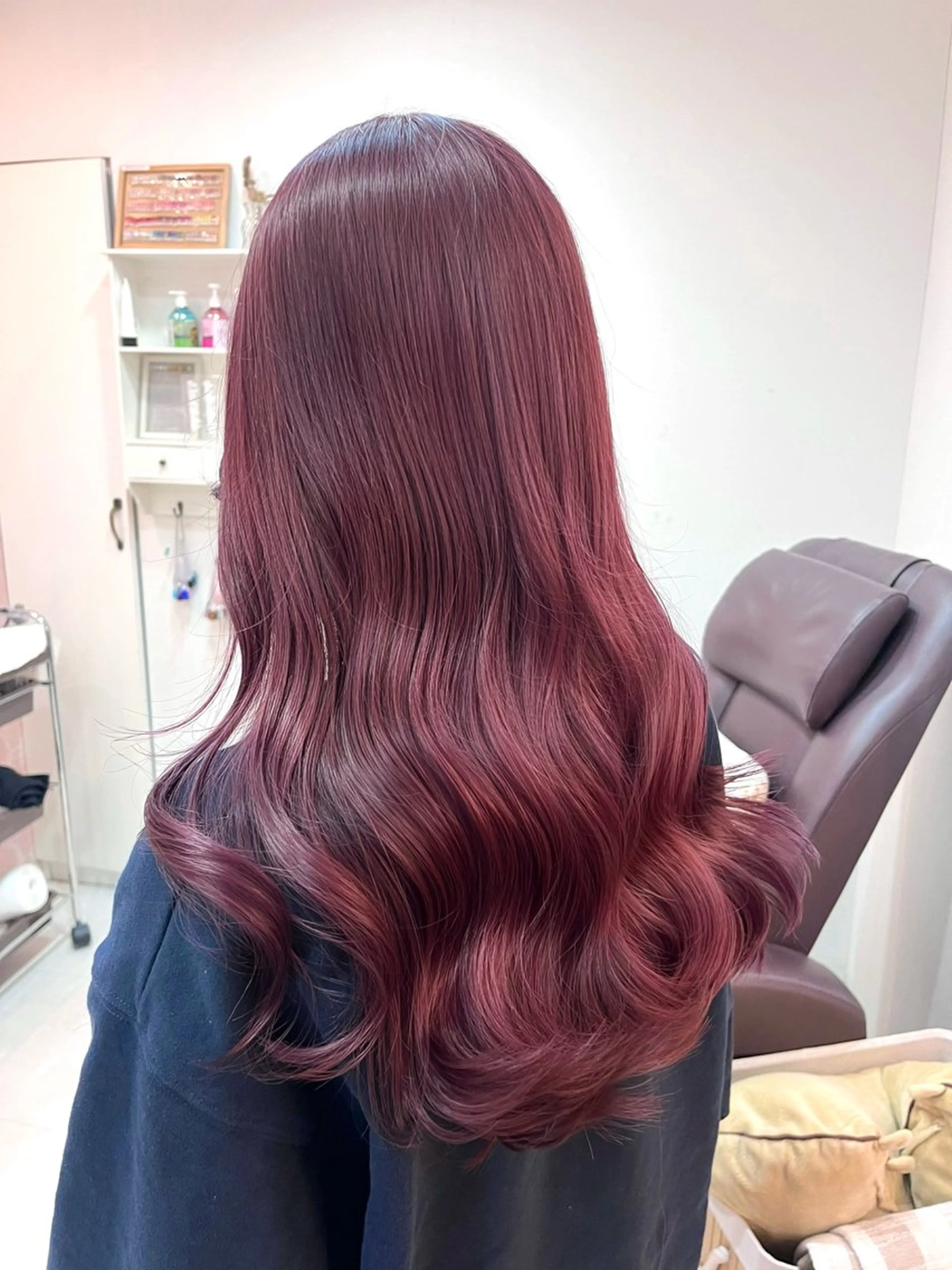 ロング カット ヘアカラー トリートメント ブリーチなし/ レイヤー🌿runaのヘアスタイル