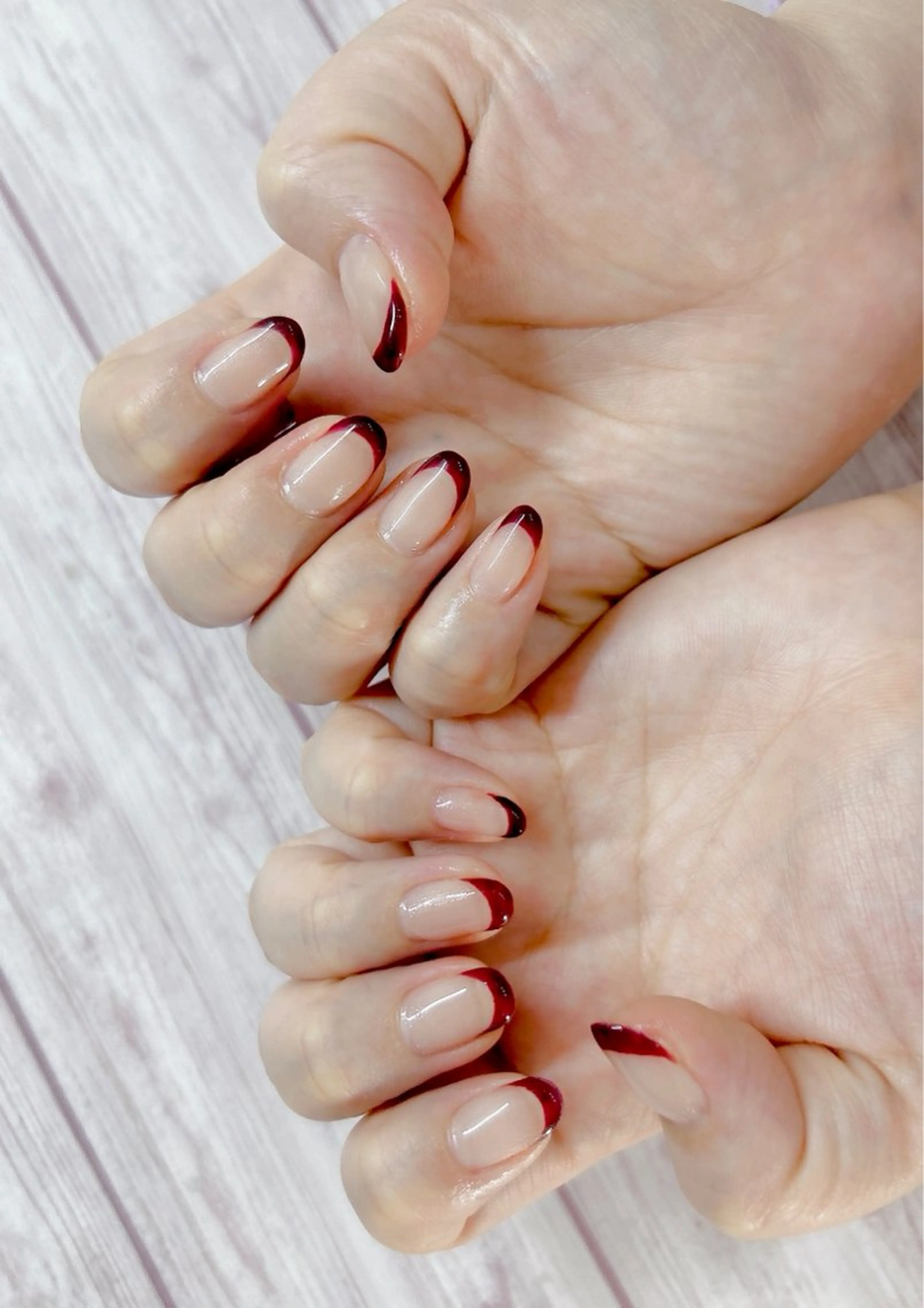 ネイル フレンチネイル MYu Beauty Salon YURIのネイルデザイン