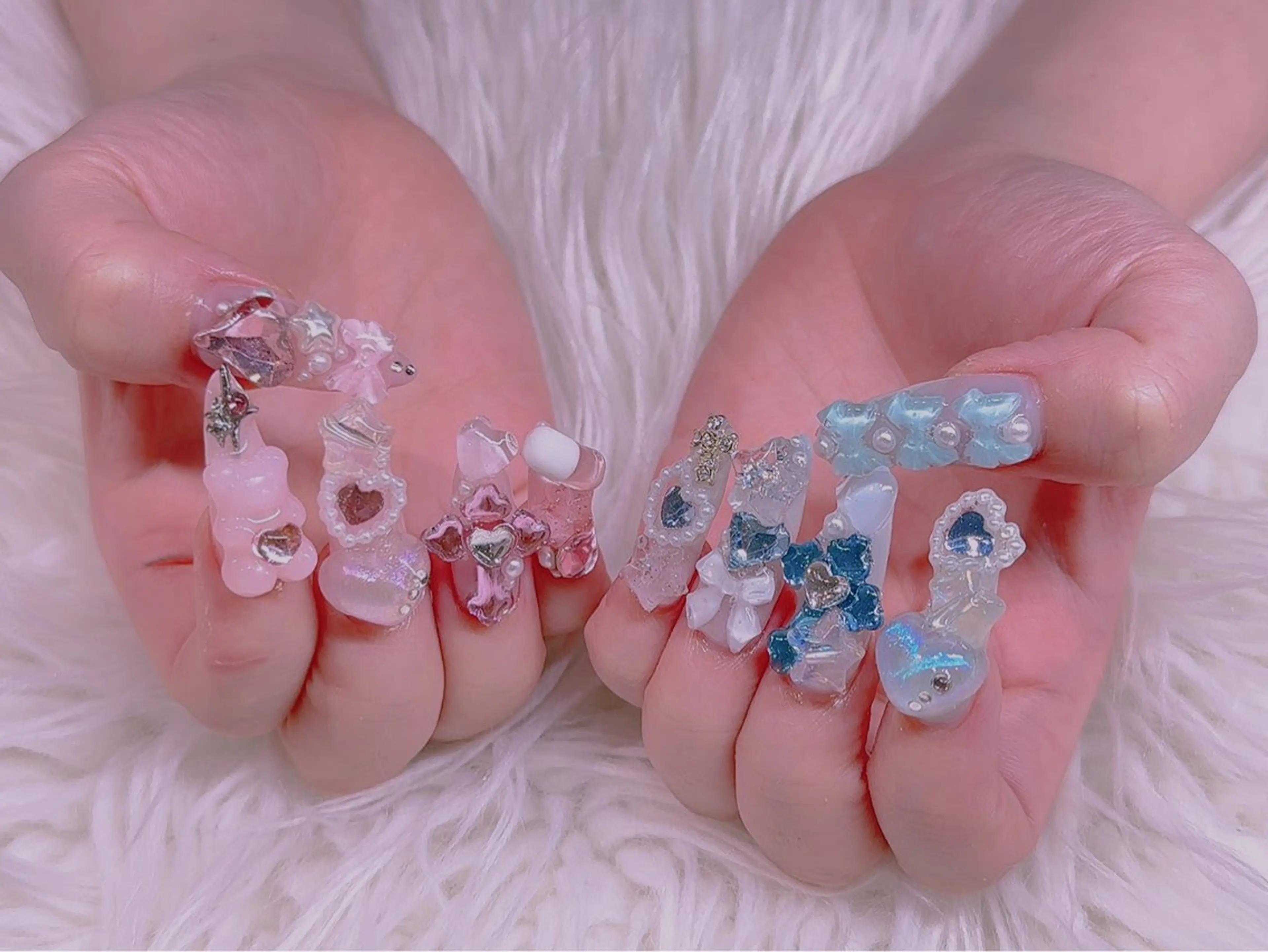 ⛄️深爪さんに大人気⛄️チップスカルプ持ち込み150分パーツ無制限つけ放題¥16980→❄️¥14980❄️の写真