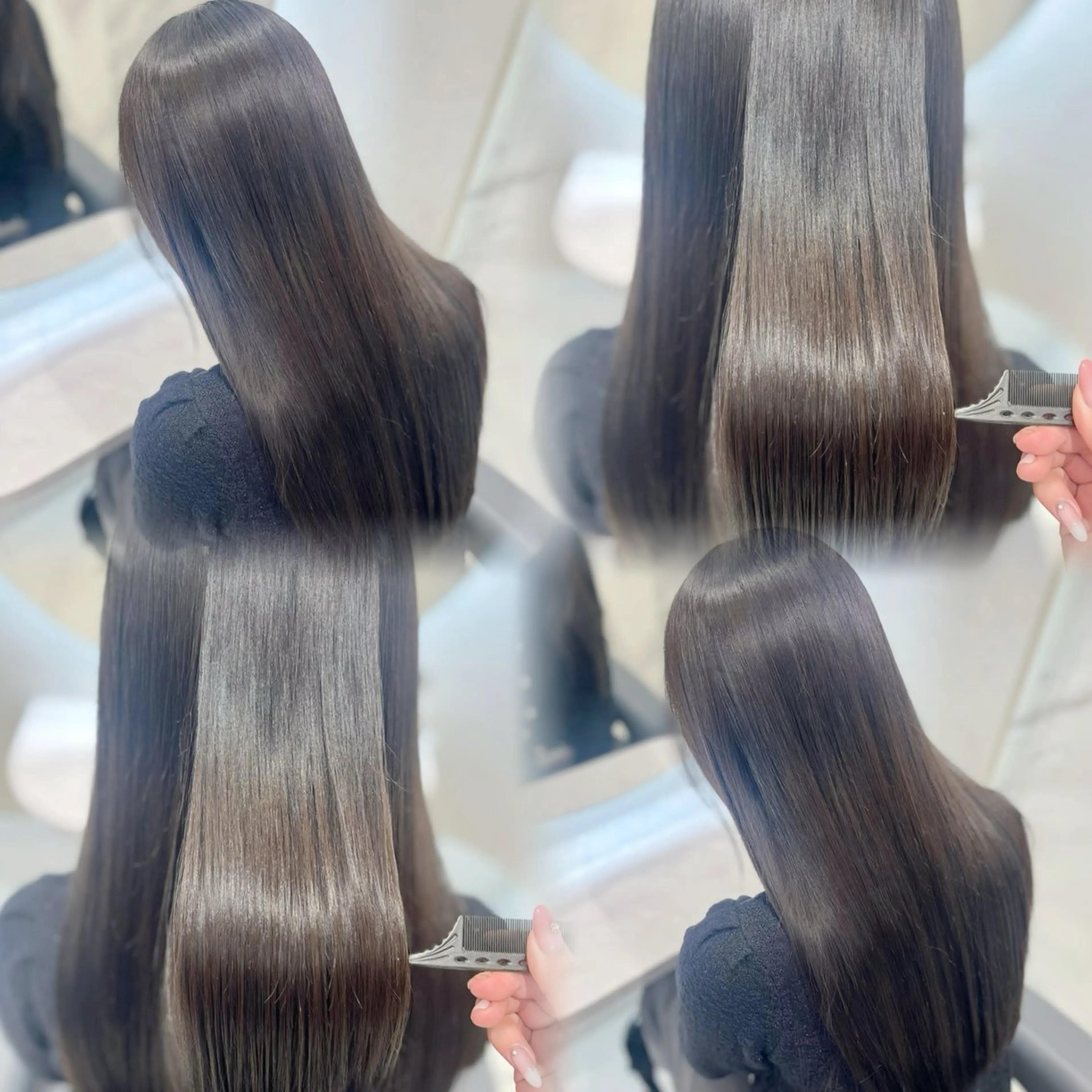 ロング 髪質改善 トリートメント Haru /暖色🍒 /髪質改善のヘアスタイル