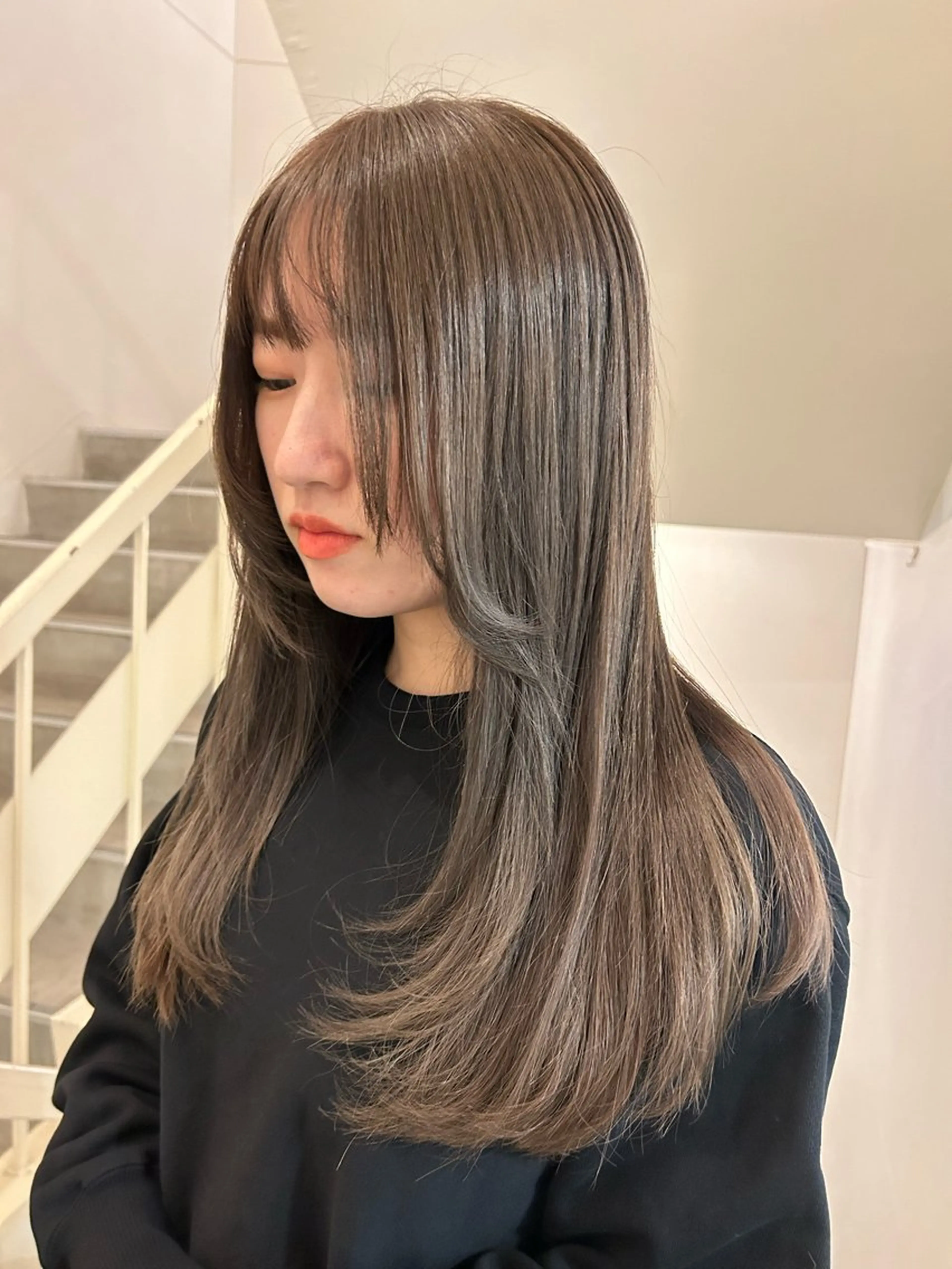 ロング カラー natsu ナチュラルのヘアスタイル