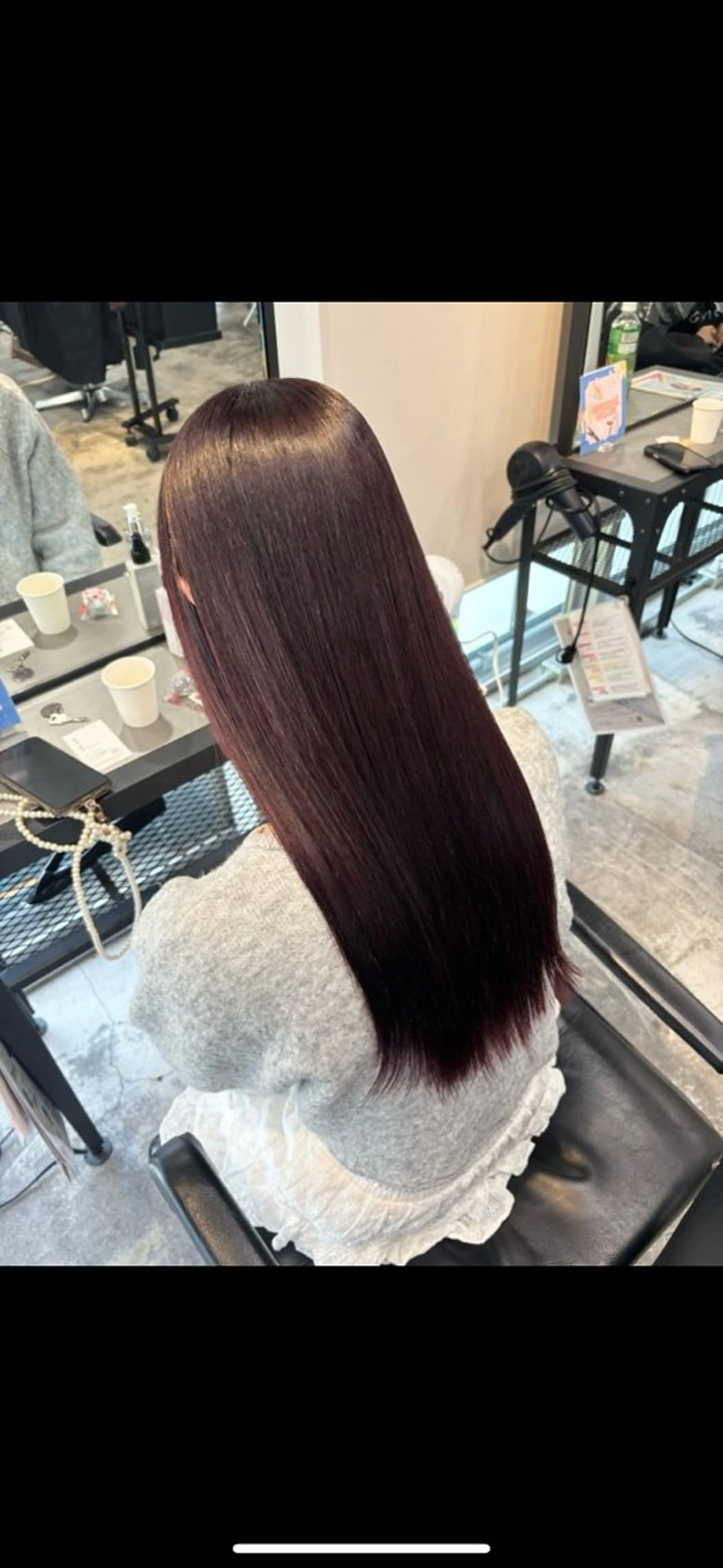 ロング カラー ヘアカラー 縮毛矯正 トリートメント ダメージレス艶カラー MISAKI🦋のヘアスタイル