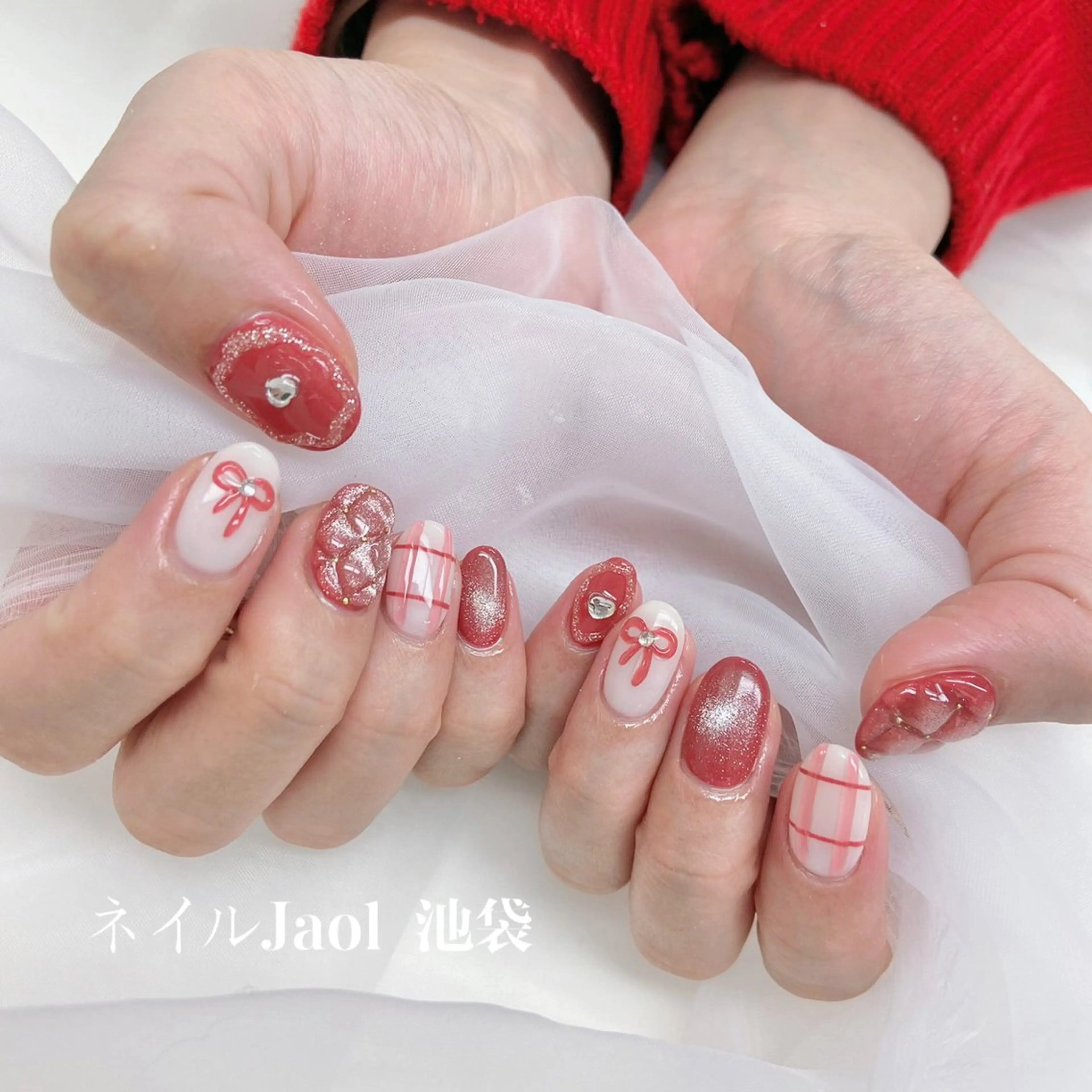 ミディアム nail jaol池袋店所属・ネイルJaol 池袋のネイルデザイン