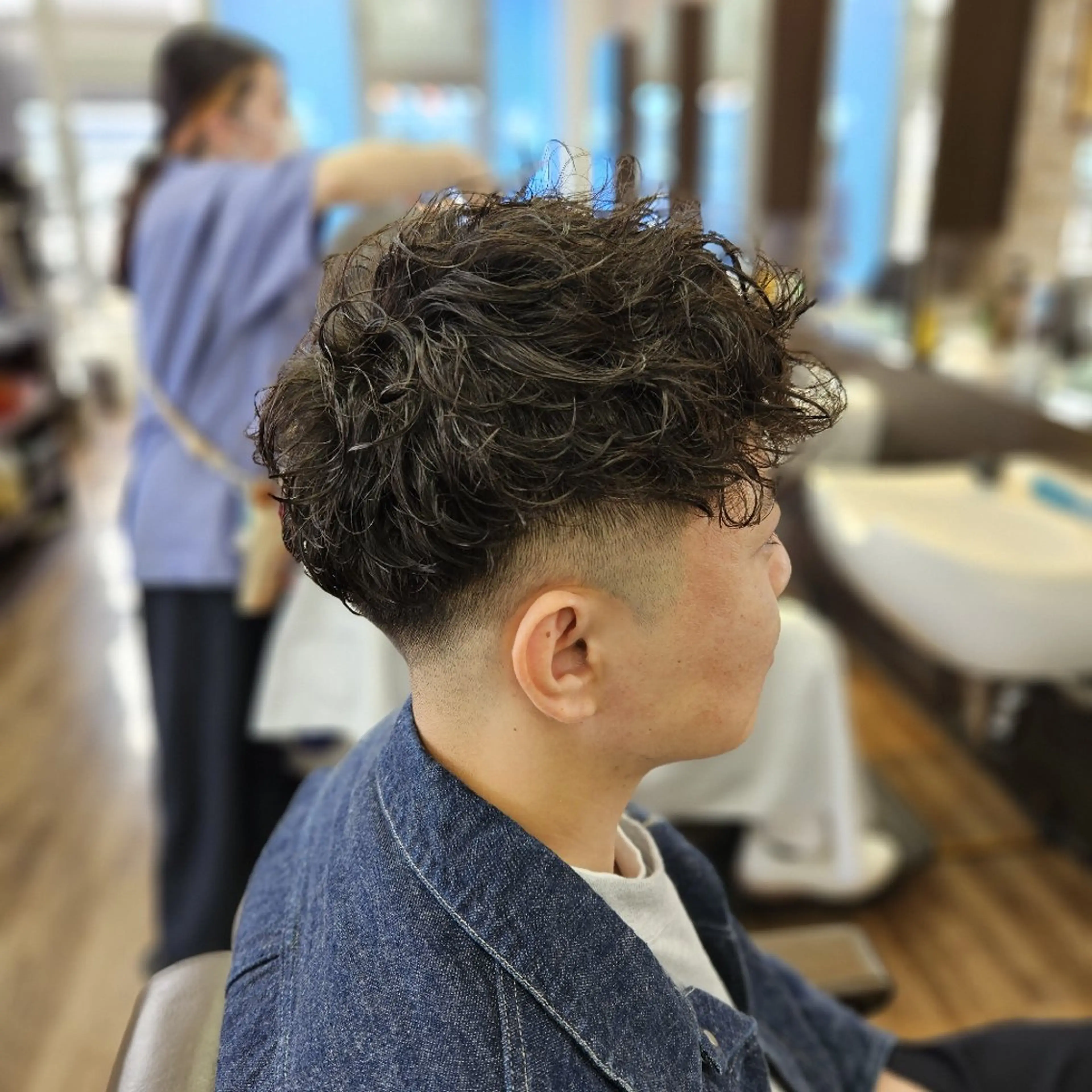 パーマ ミディアム HAIR Atelier Libre所属・大人モテ髪／🍃 ともき/八乙女のヘアスタイル