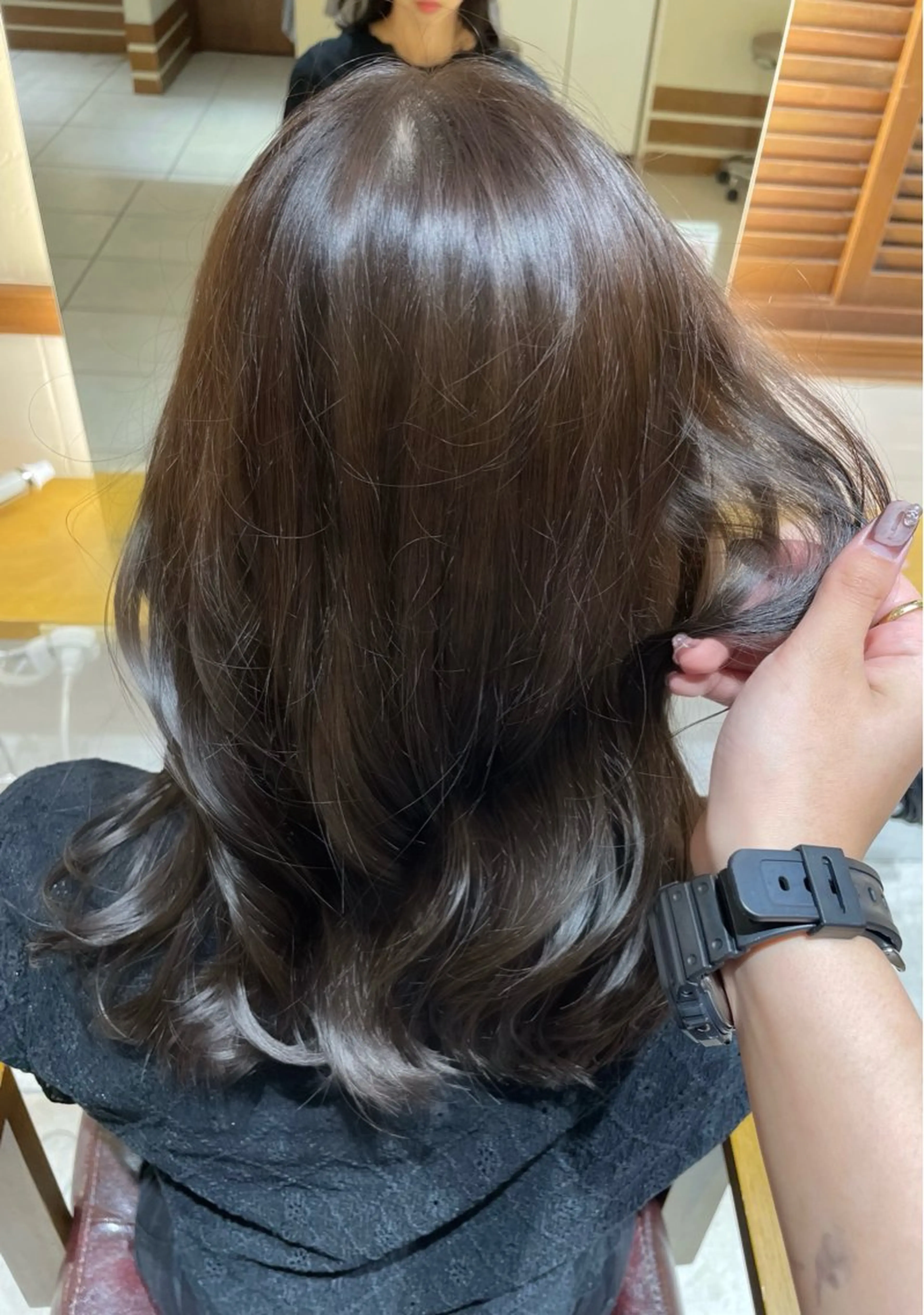 【ロング限定】cut＋one color(ブリーチなし)2step treatment🍁🌀の写真