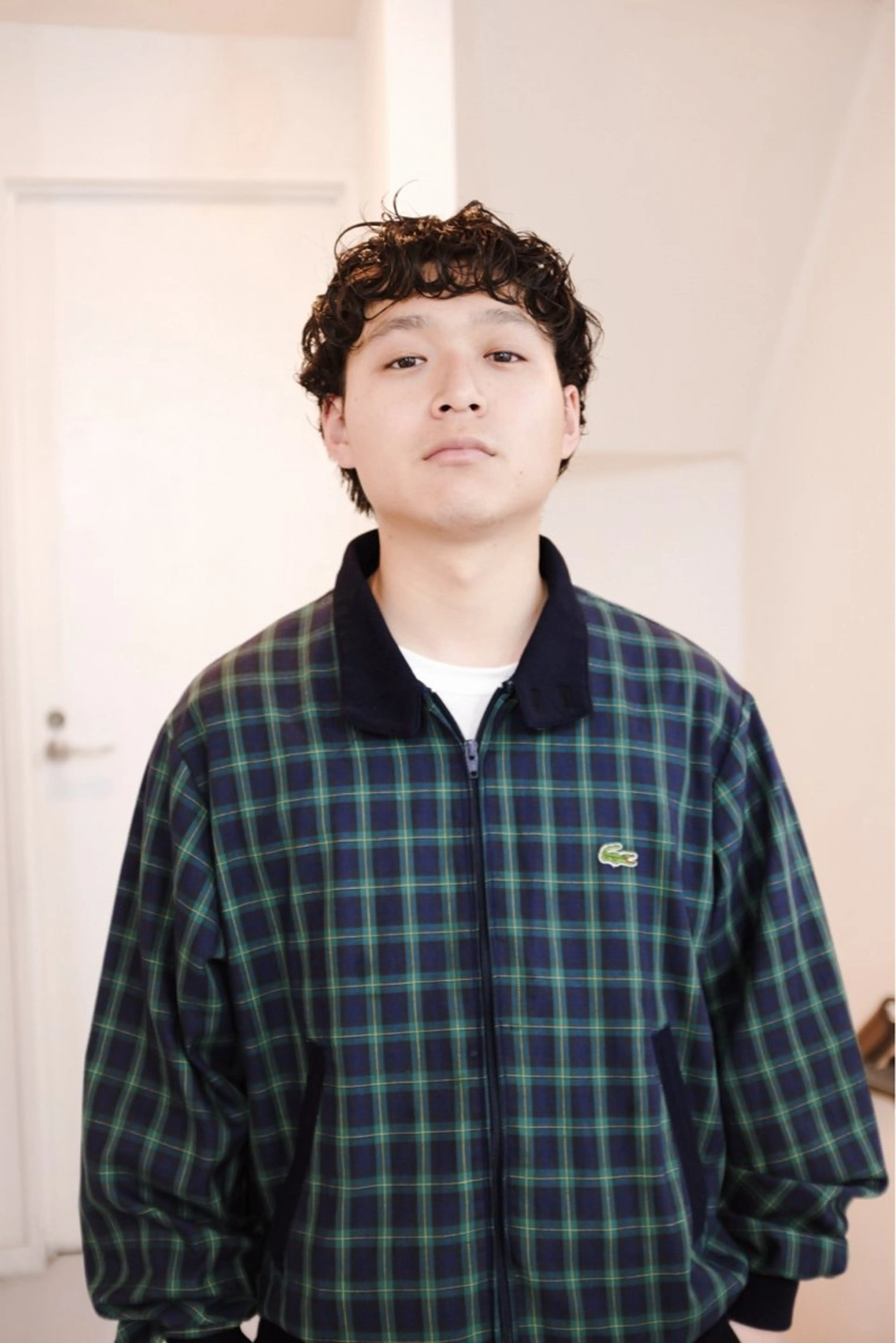 ショート パーマ メンズ 🦠デザインカラー/ 魚瀬あおい🦠のヘアスタイル