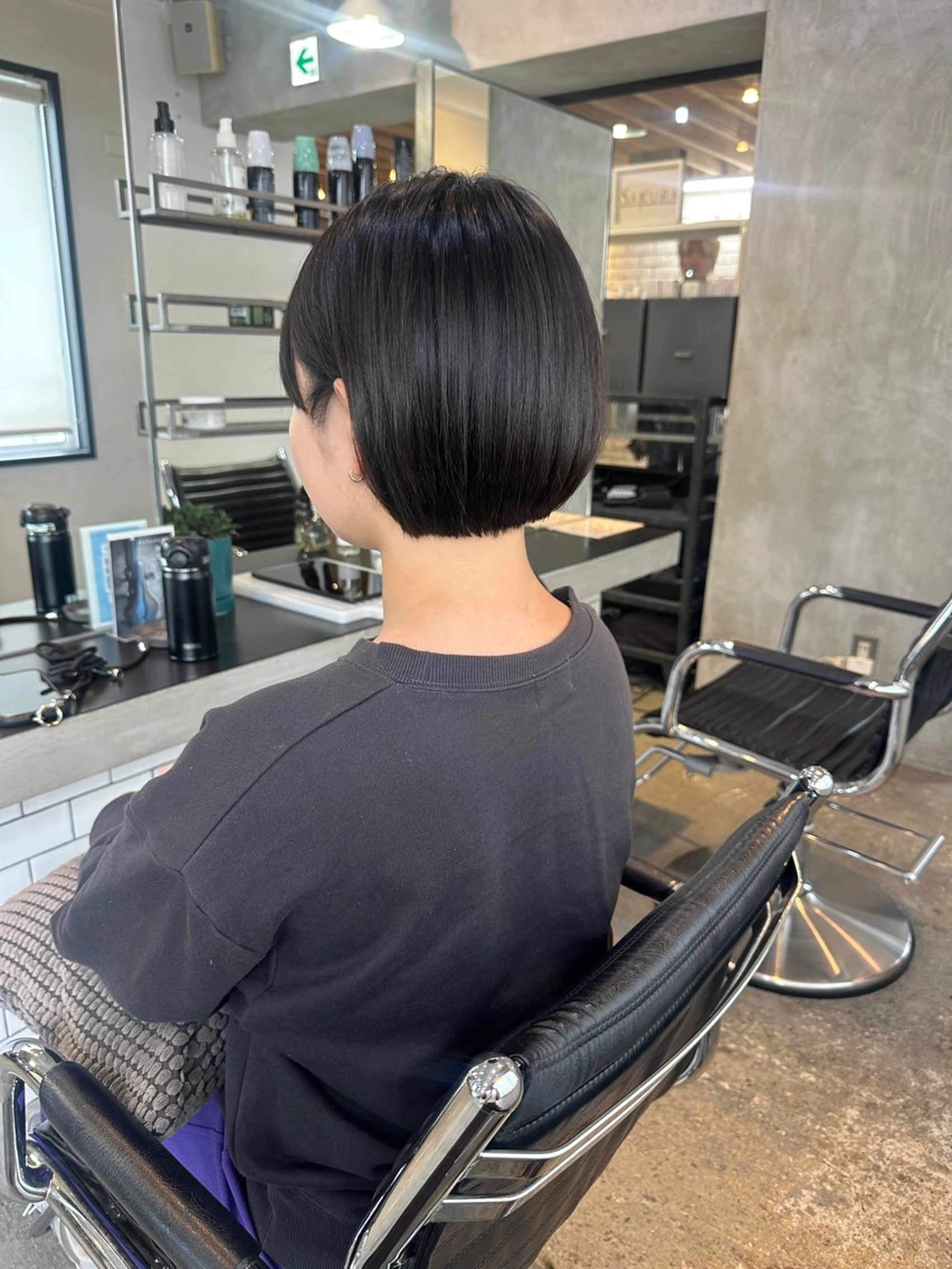 ショート カラー ヘアアレンジ ボブ stylist/蛯谷 珠里のヘアスタイル