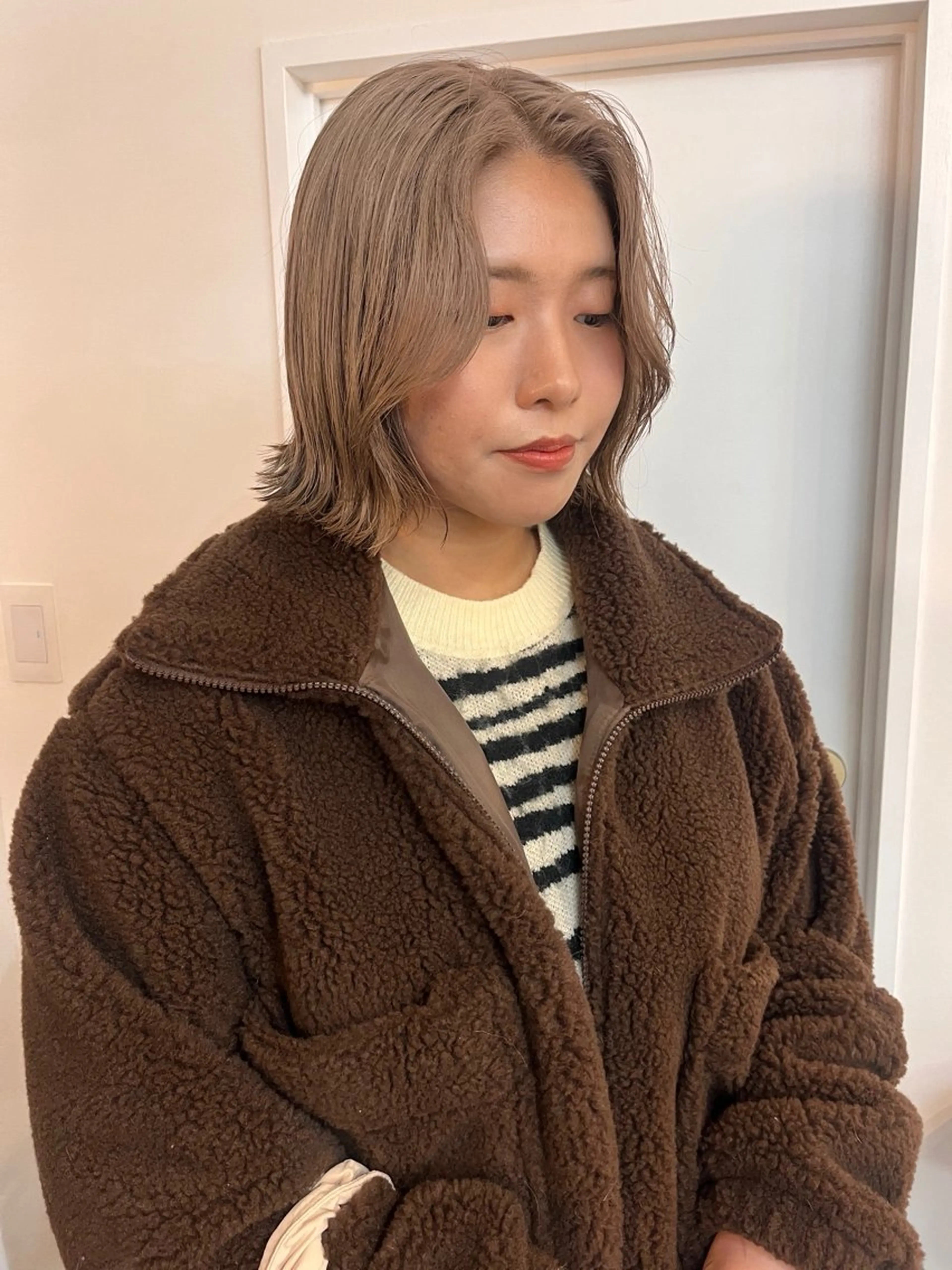 ショート カラー ヘアカラー レイヤーカット/韓国 ヘア/ honokaのヘアスタイル