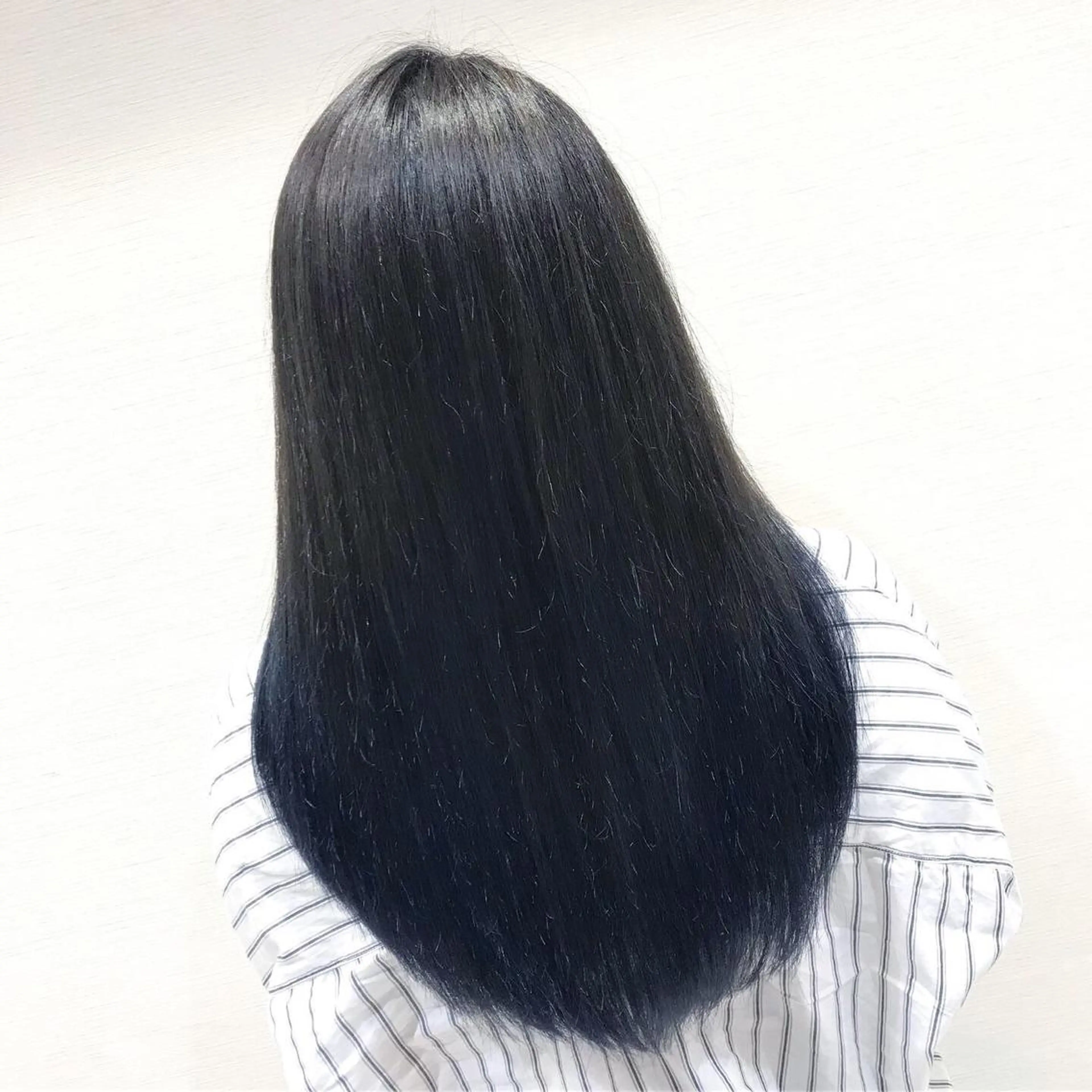 ロング カラー ブルーカラー グラデーションカラー 【メンズ縮毛矯正】 田中秀斗のヘアスタイル