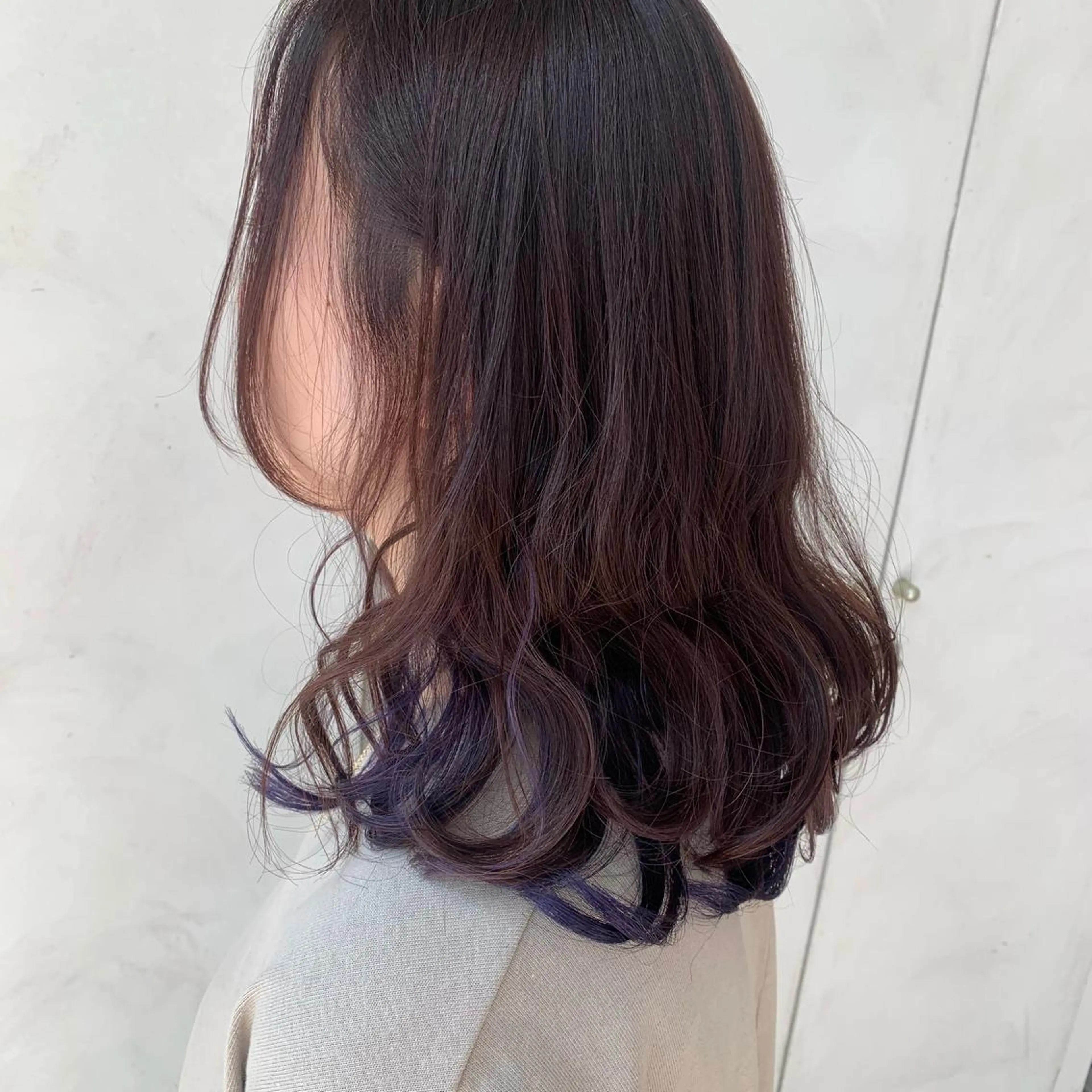 ミディアム カラー カット ヘアカラー 鈴木 拓海のヘアスタイル