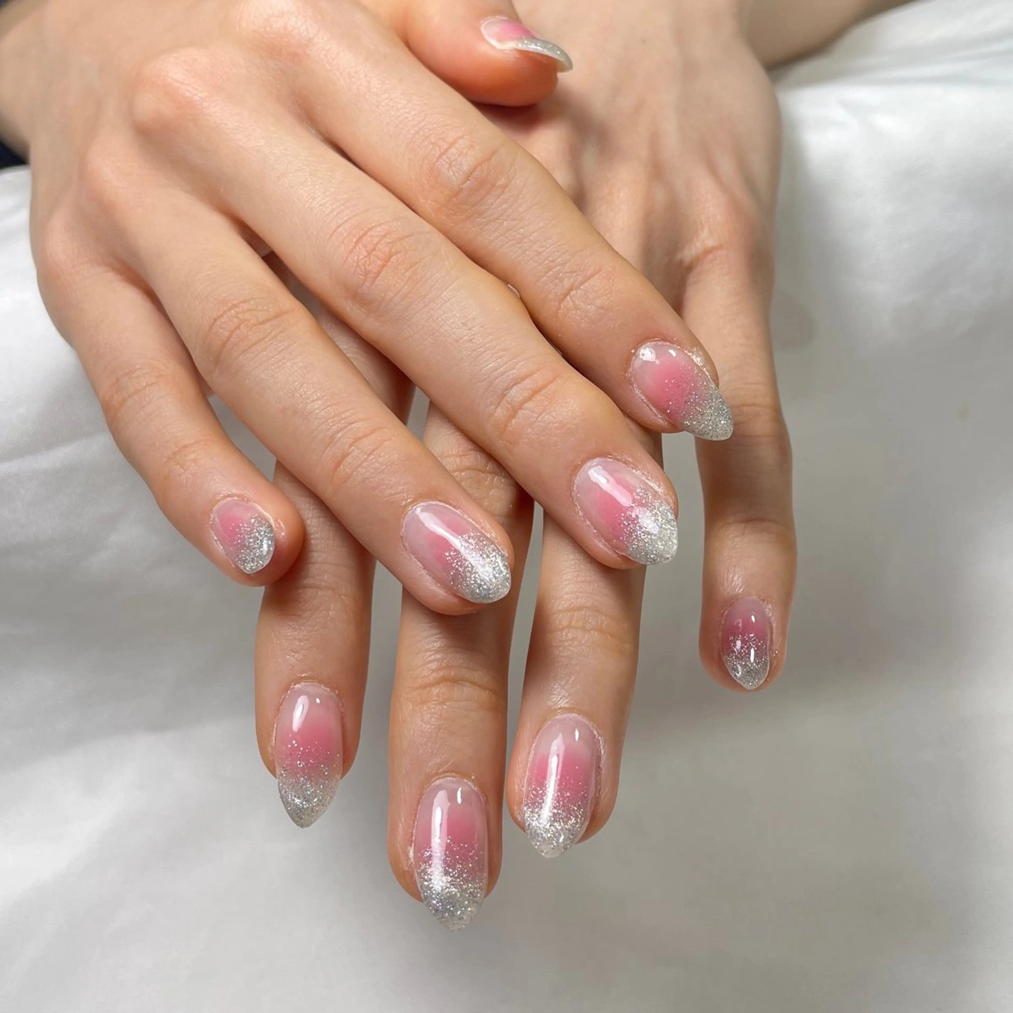 ネイル アートネイル フレンチネイル ジェルネイル グラデーション 韓国ネイル ハンドネイル 久保田 マリコのネイルデザイン